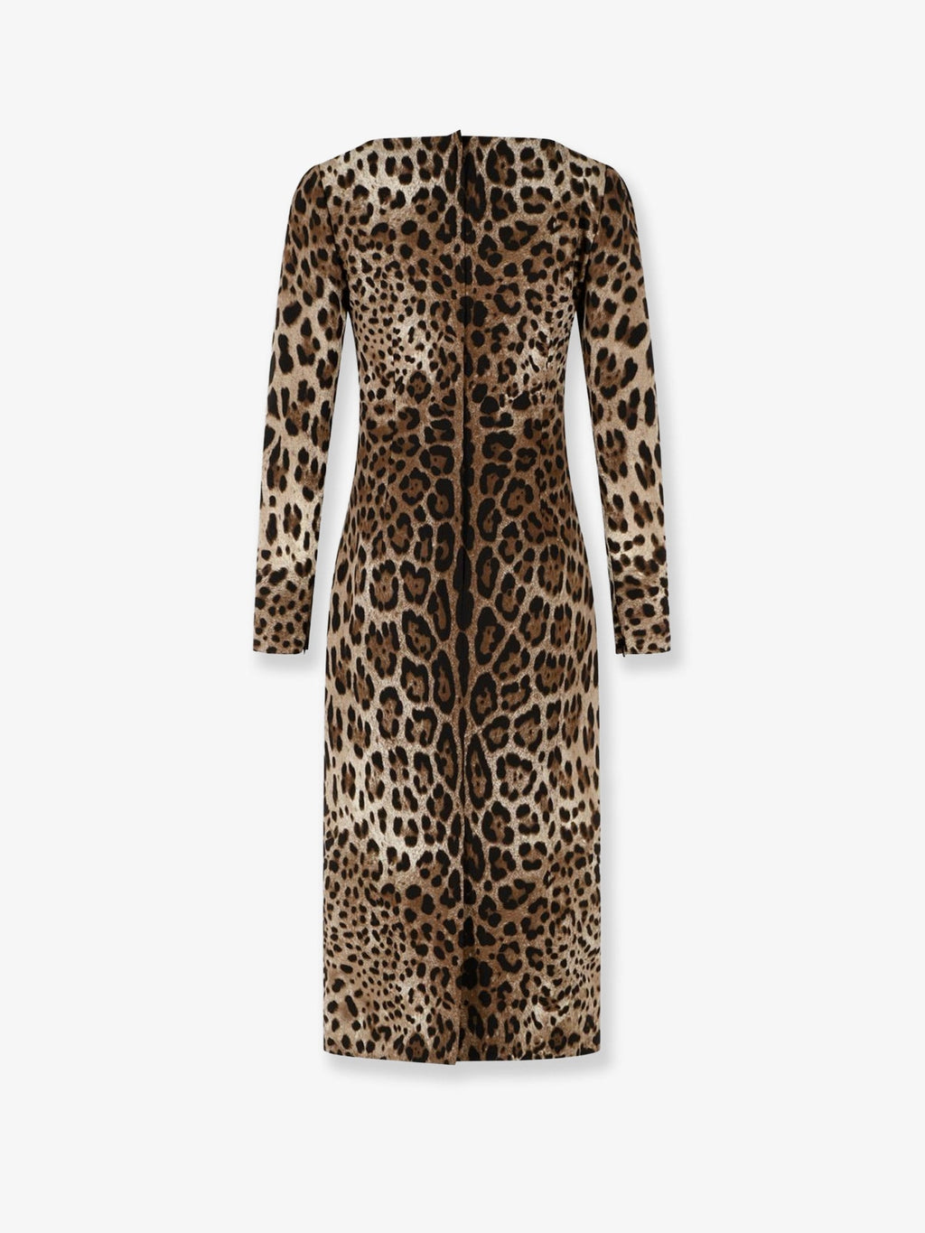 Dolce & Gabbana Women Midi Dress With Animal Print