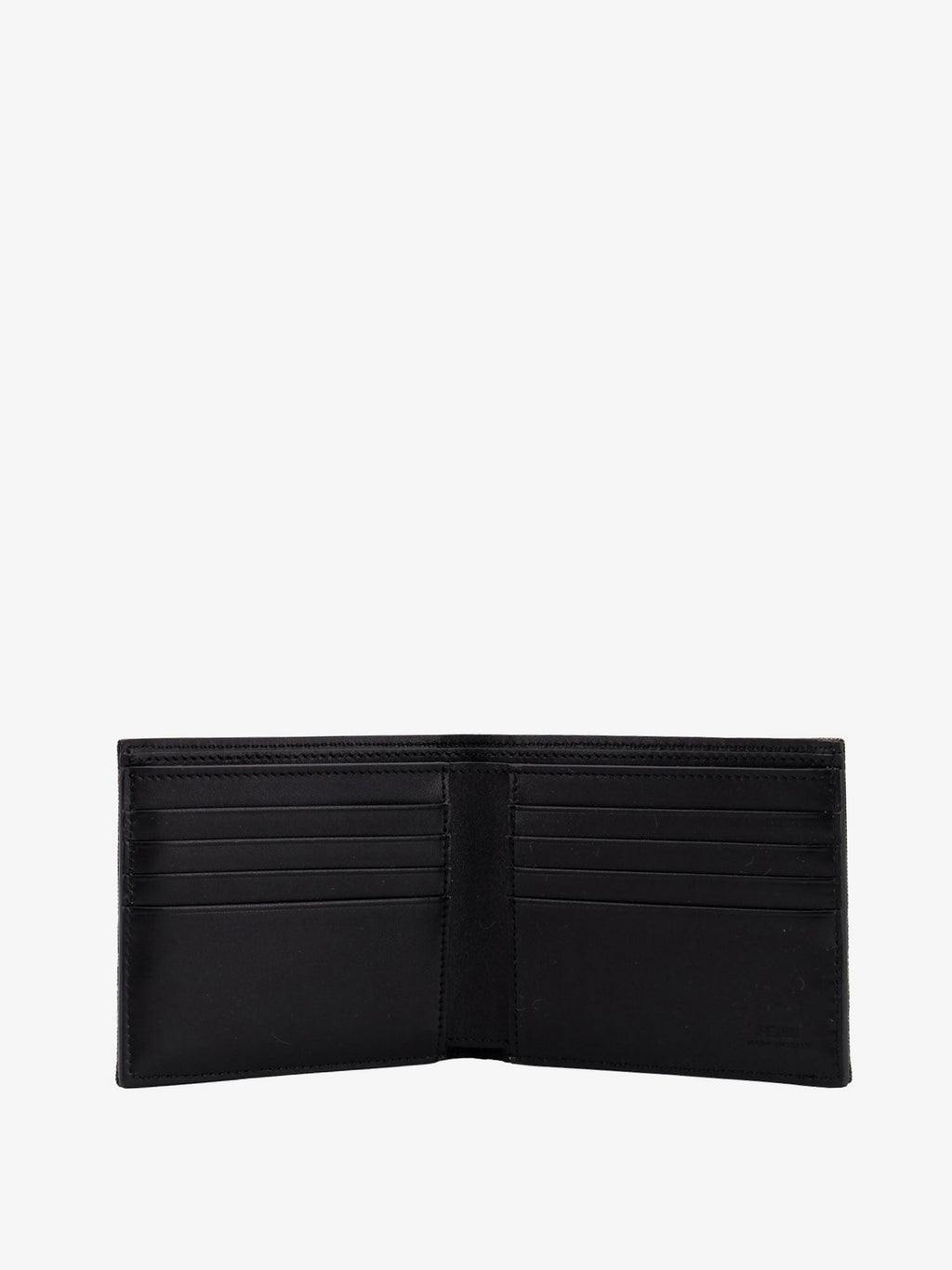 Fendi Men Bifold Wallet In Ff Jacquard Fabric