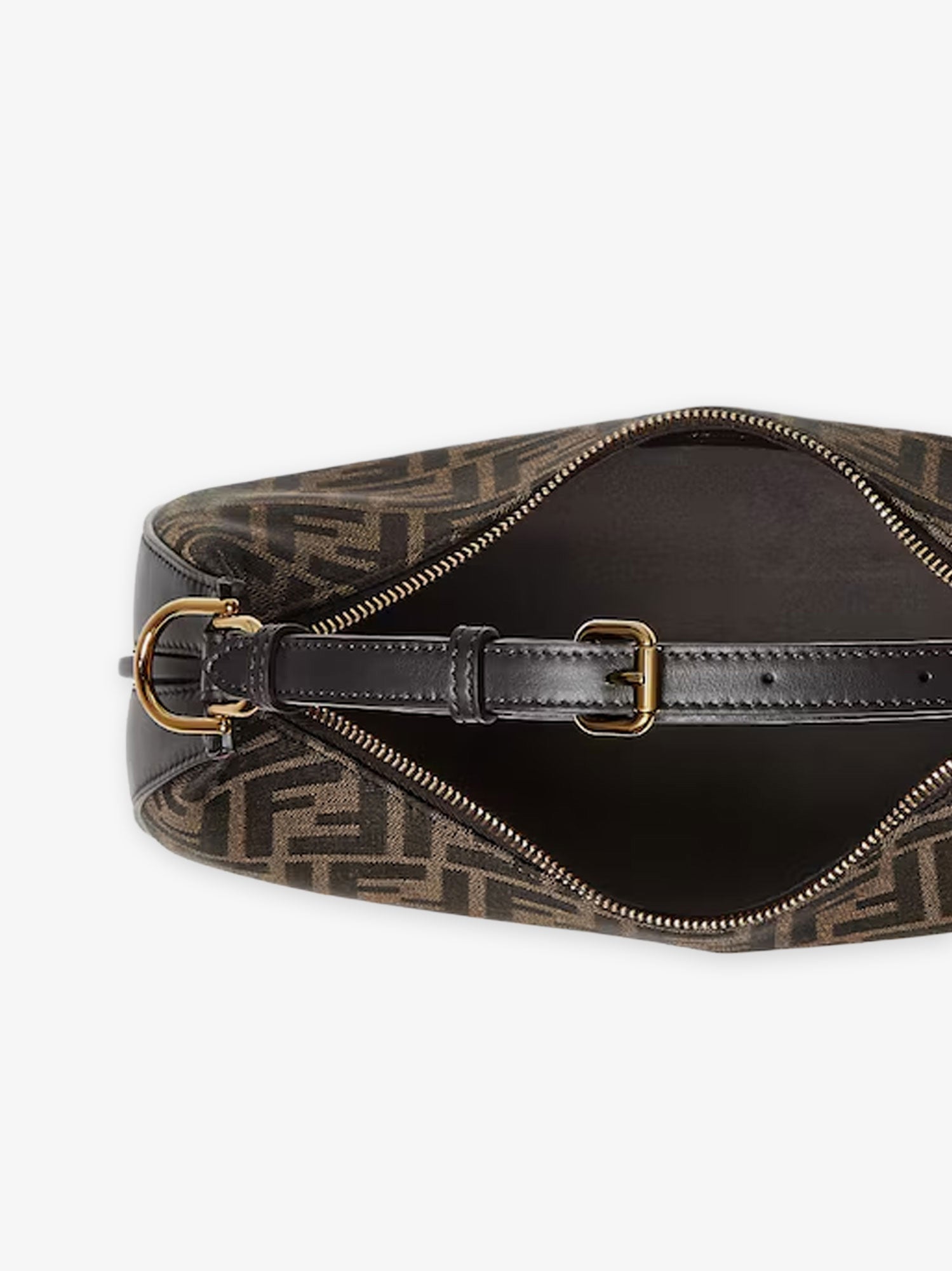 Fendi Women Fendigraphy Small Ff Jacquard Fabric Handbag