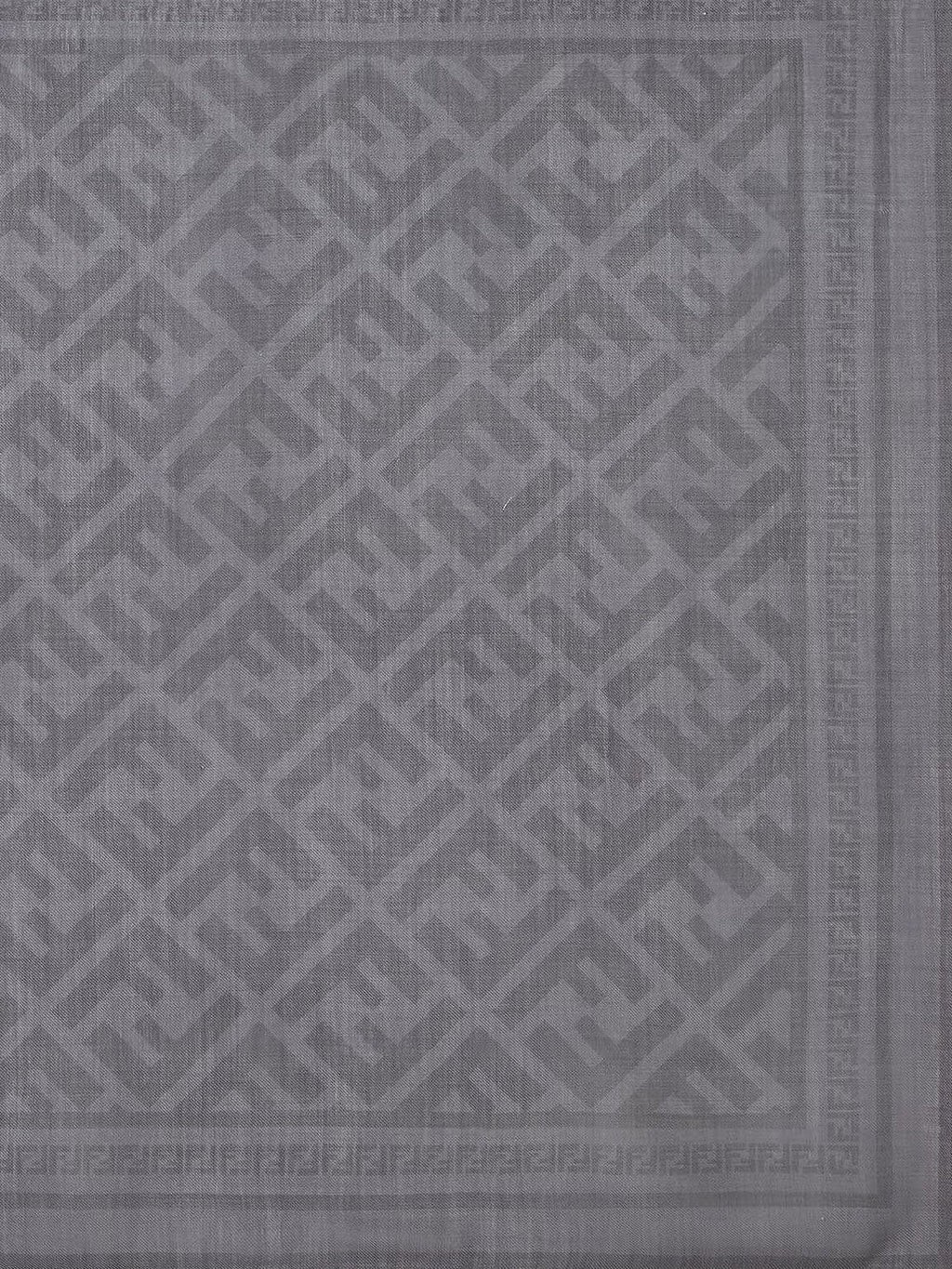 Fendi Men Wool And Silk Scarf