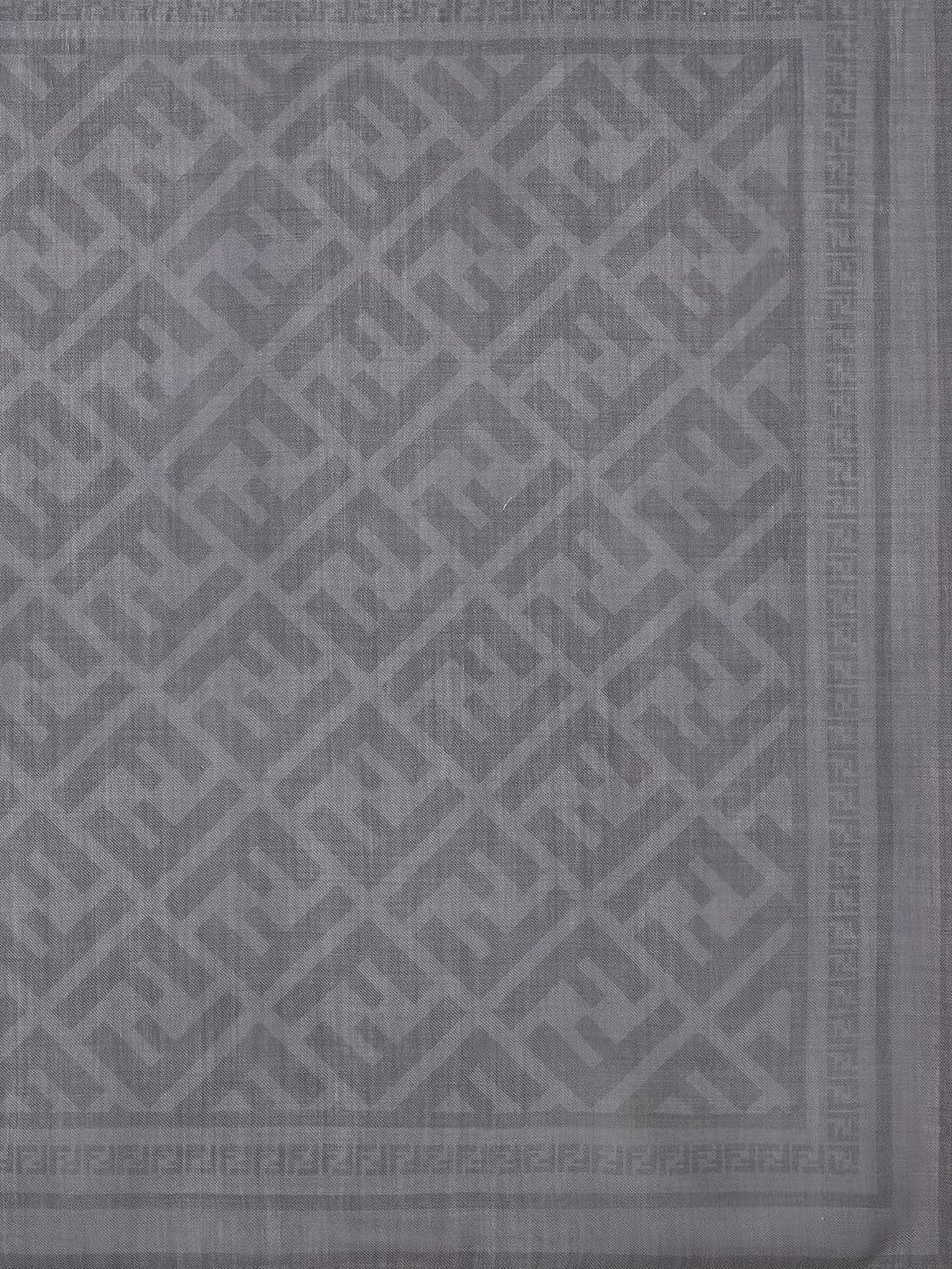 Fendi Men Wool And Silk Scarf