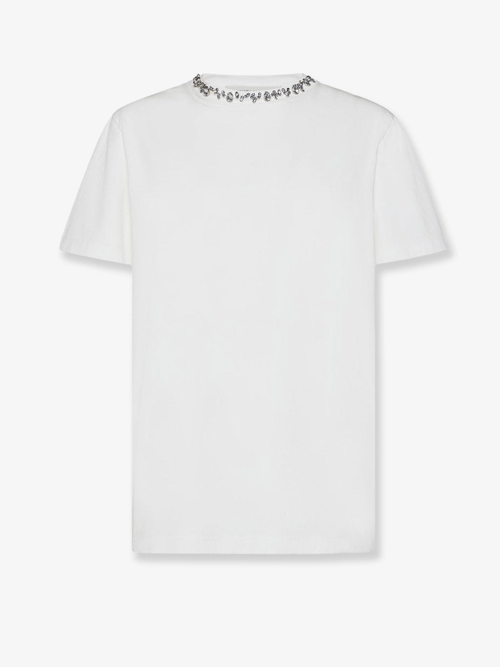 Golden Goose Deluxe Brand Women Cotton T-Shirt With Rhinestones