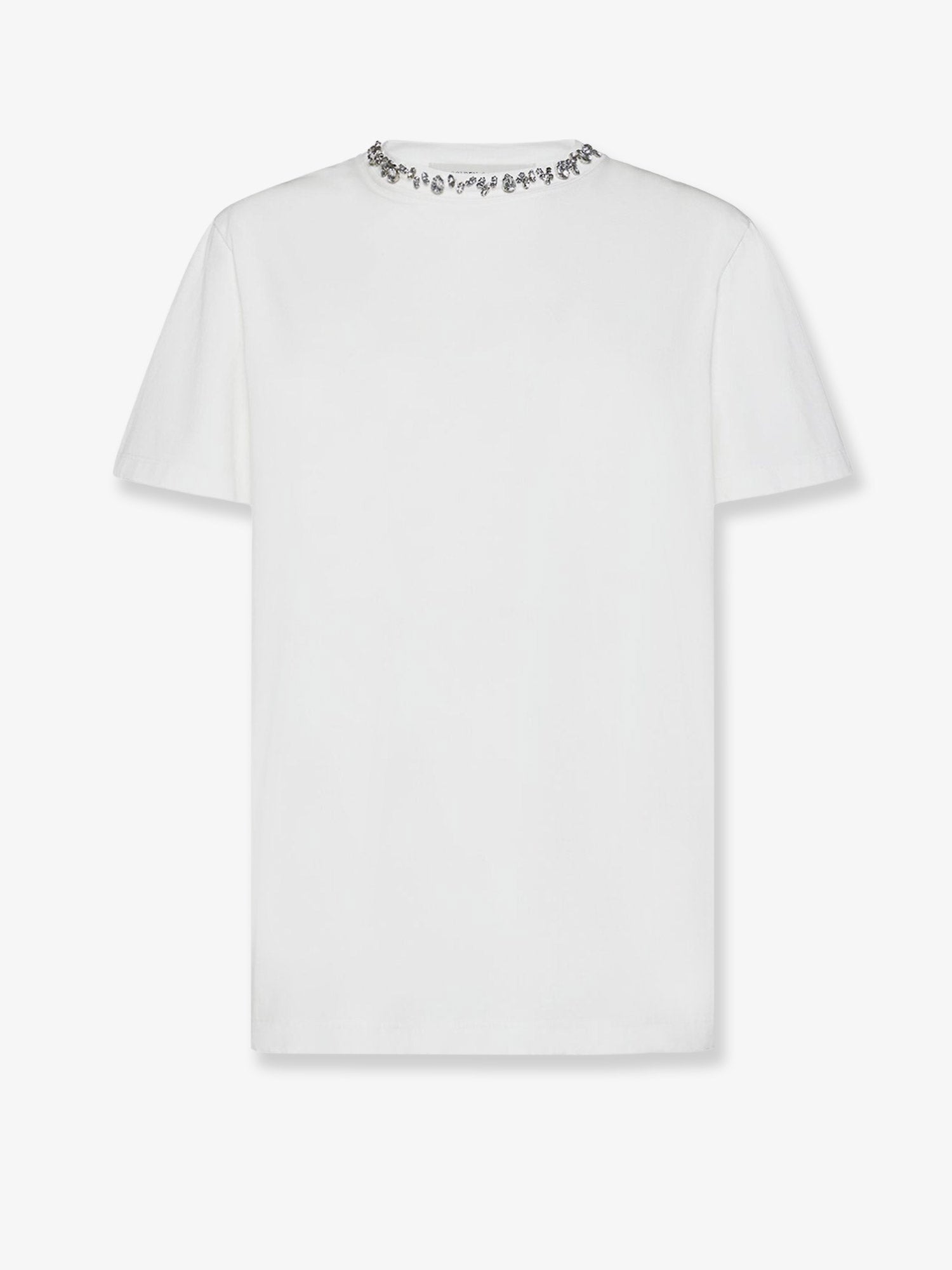 Golden Goose Deluxe Brand Women Cotton T-Shirt With Rhinestones
