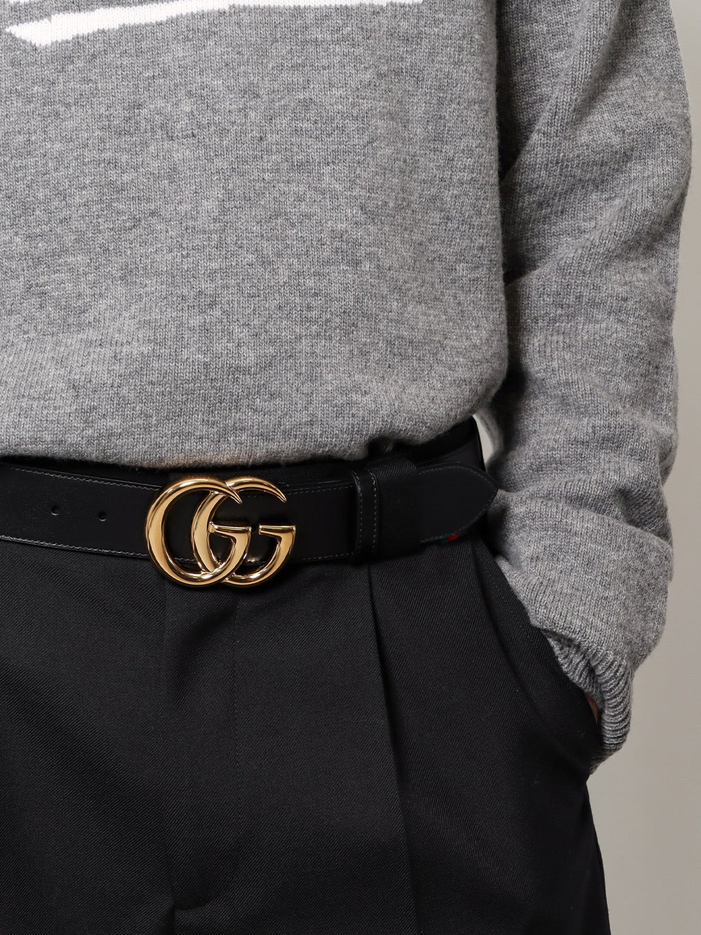 Gucci Men Leather Belt