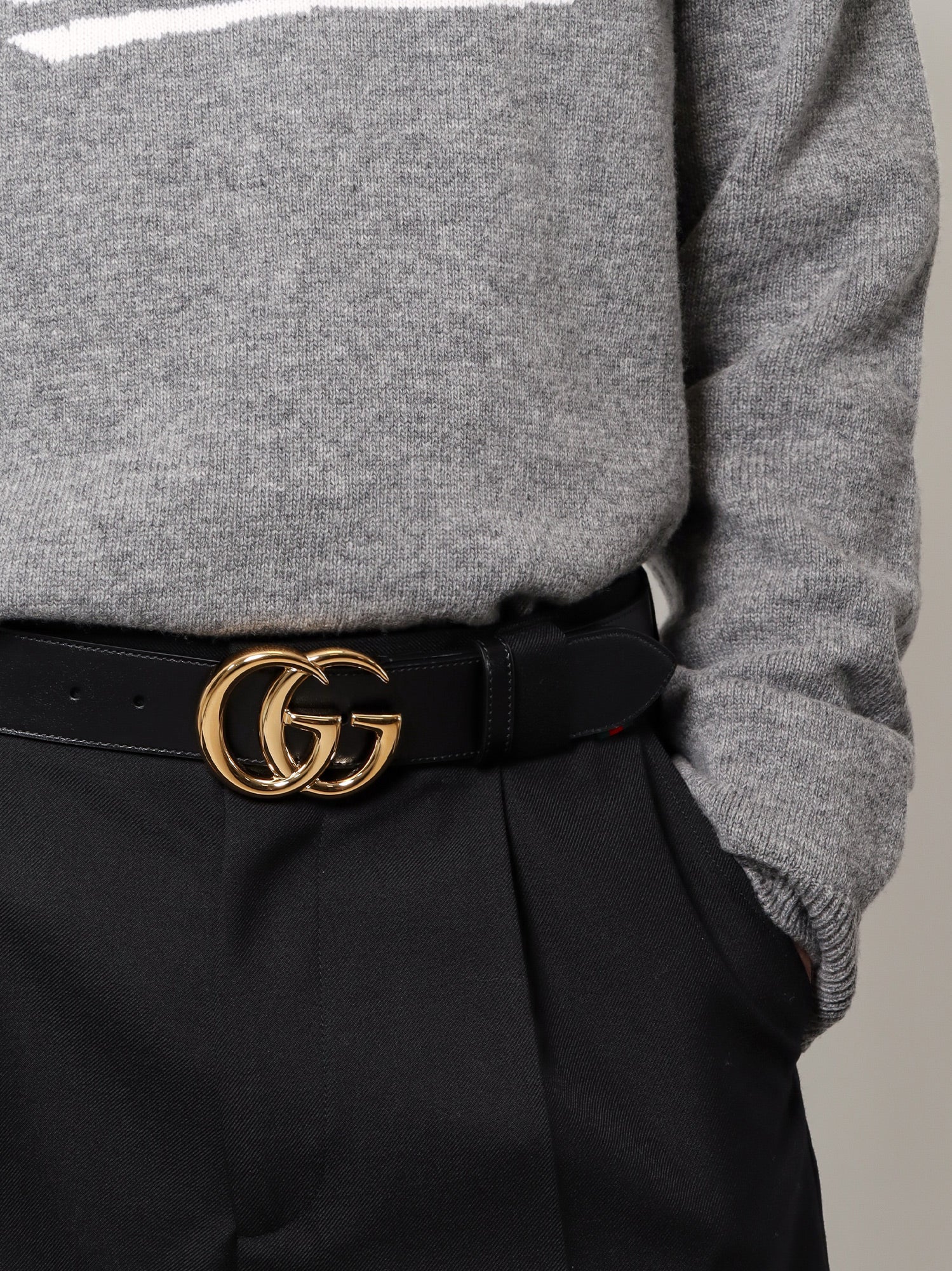 Gucci Men Leather Belt