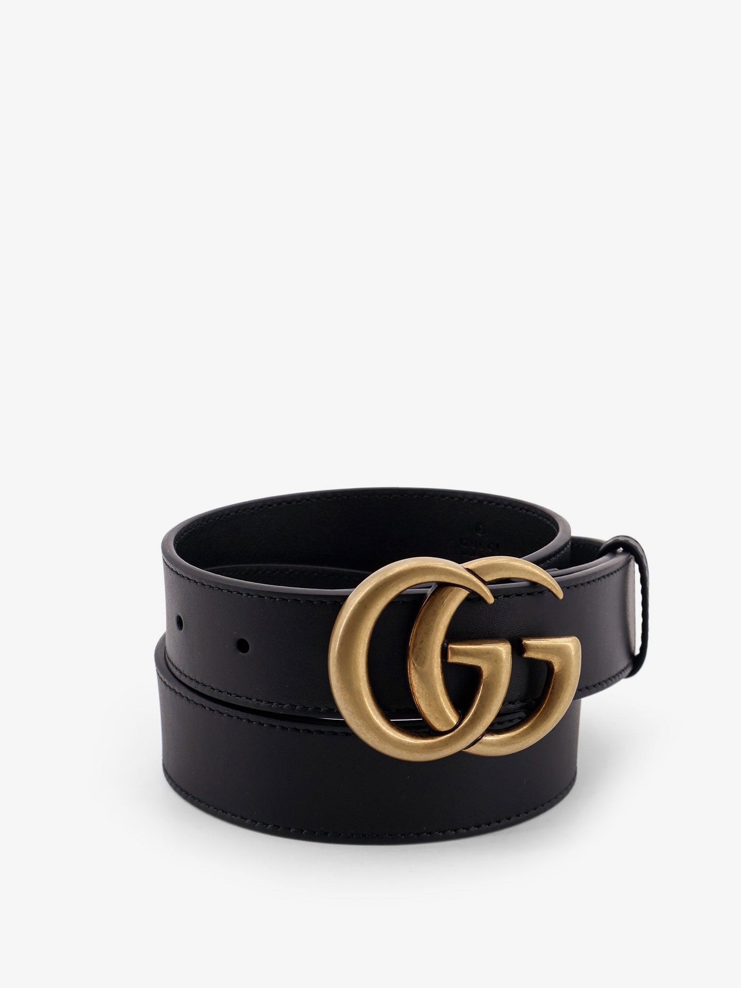 Gucci Men Gg Marmont Leather Belt