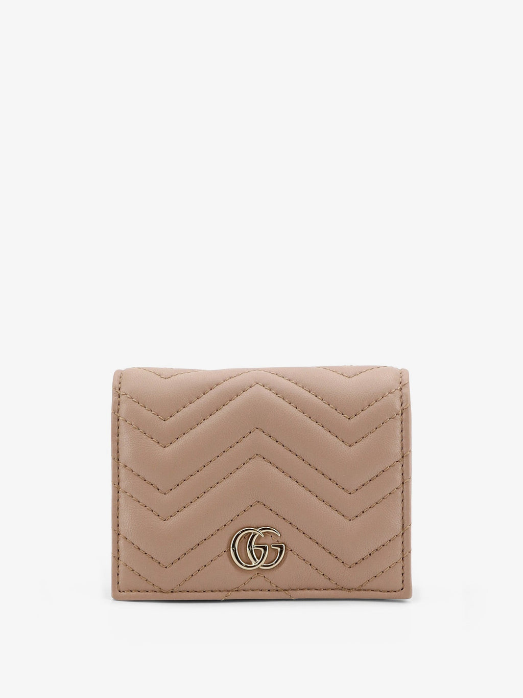 Gucci Women Gg Marmont Quilted Leather Wallet