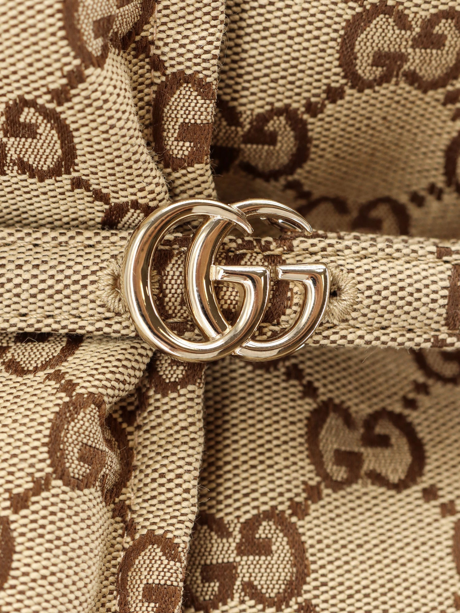 Gucci Women Gg Fabric Padded Jacket With Belt