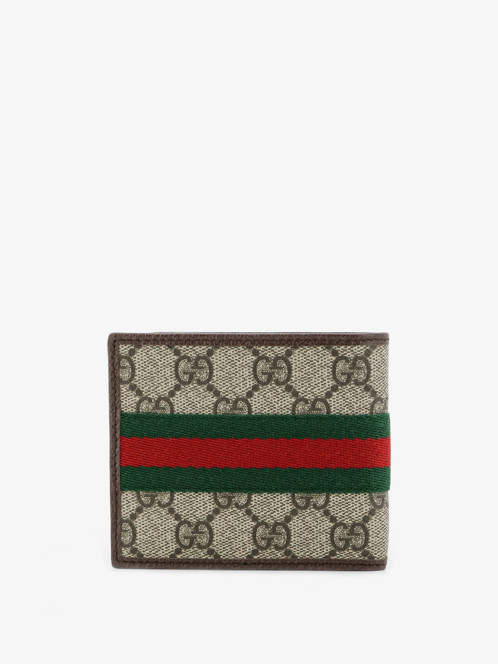 Gucci Men Coated Canvas Wallet With Gg Motif