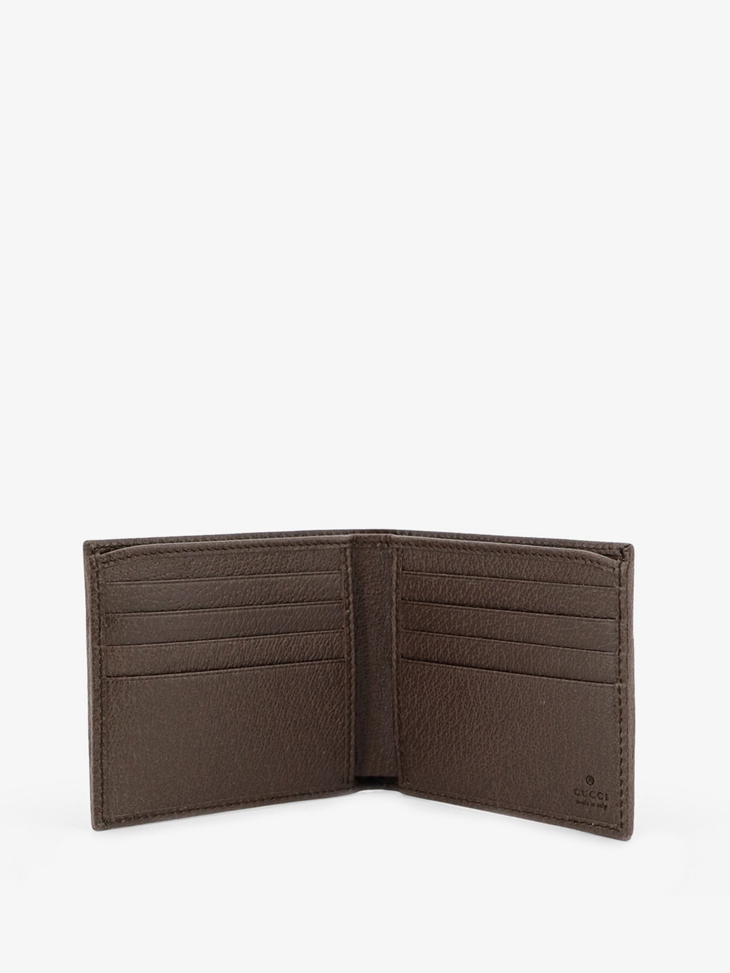 Gucci Men Coated Canvas Wallet With Gg Motif