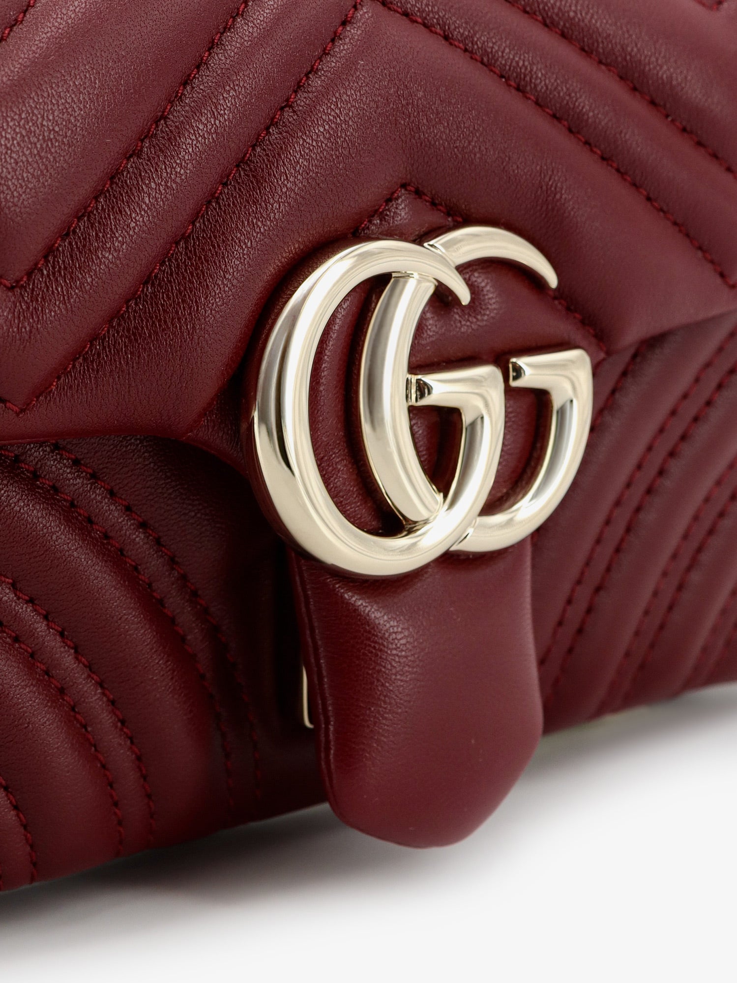 Gucci Women Gg Marmont Leather Shoulder Bag