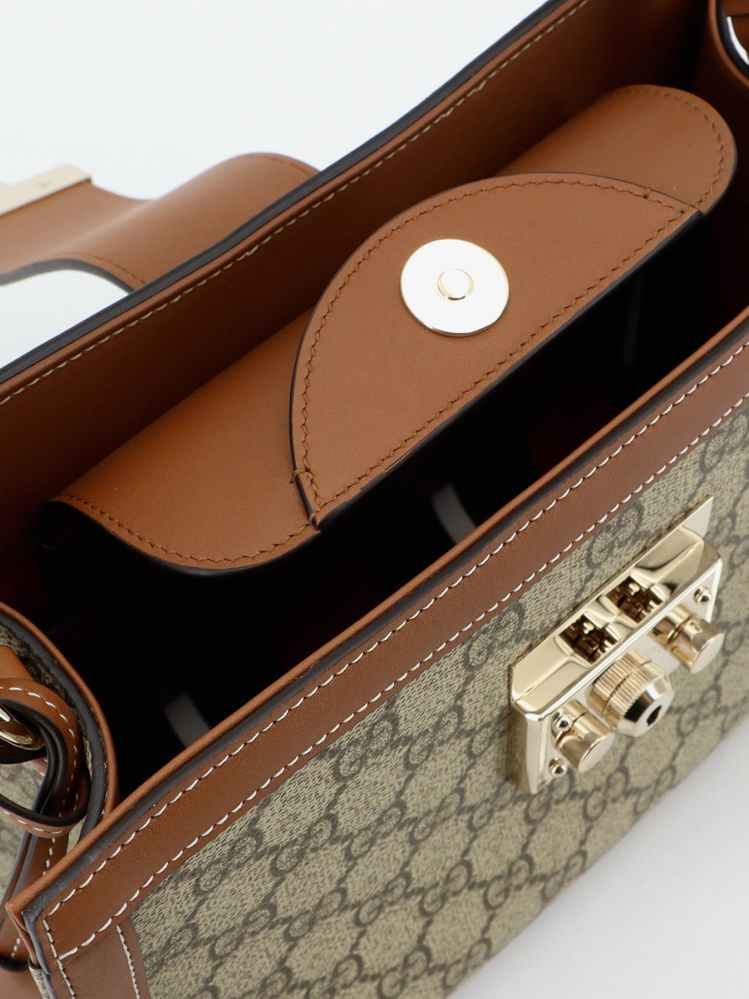 Gucci Women Padlock Handbag With Shoulder Strap