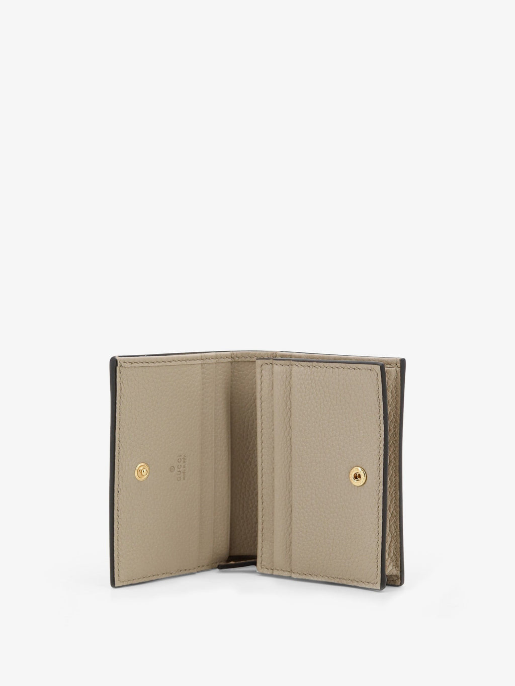 Gucci Women Gg Marmont Bicolor Leather Wallet