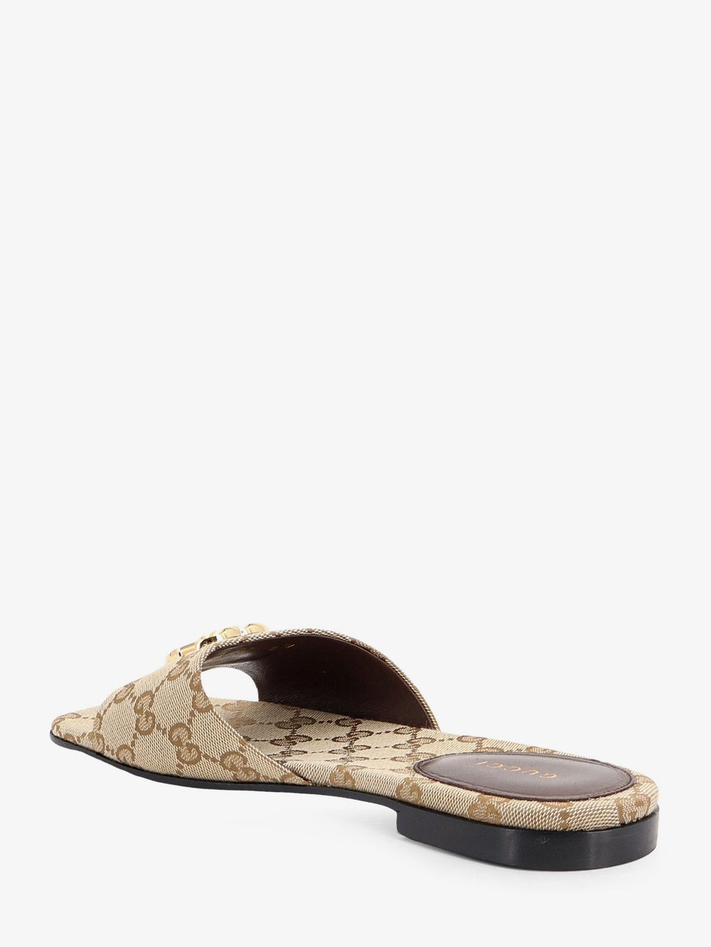 Gucci Women Gg Fabric Slide Sandals