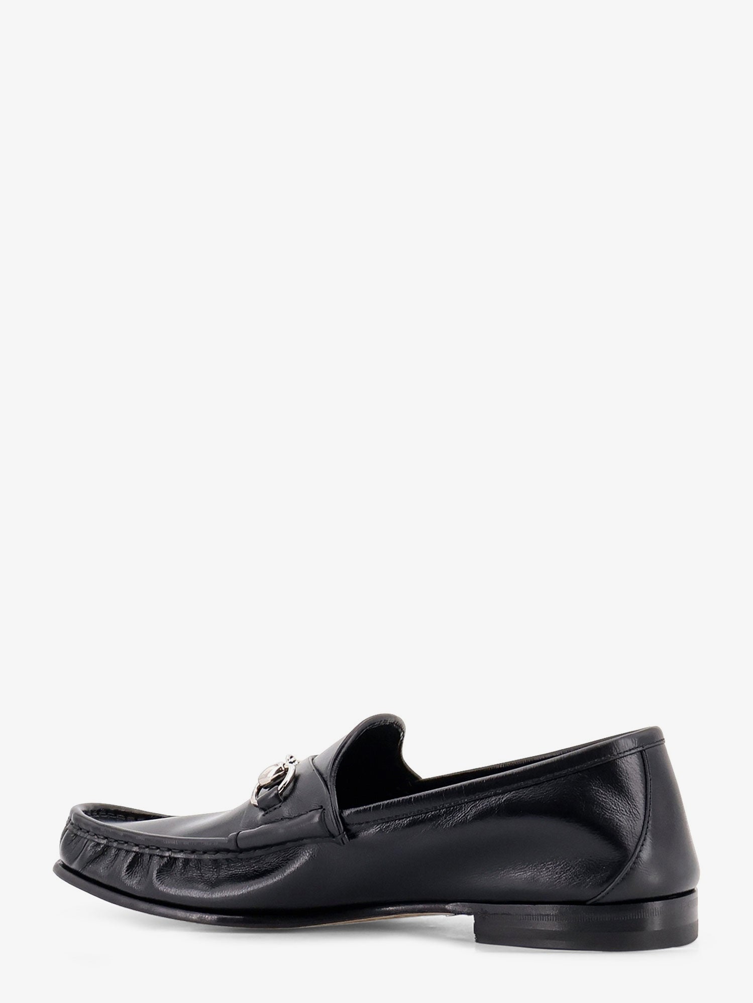 Gucci Men Gucci Lugano Leather Loafers