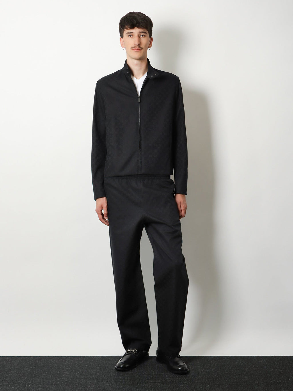 Gucci Men Leisure Gg Cotton Trousers