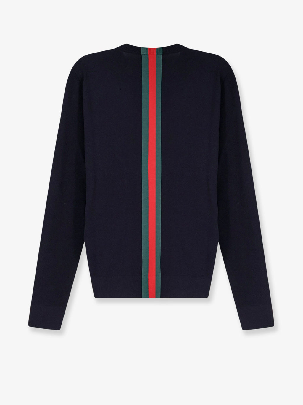 Gucci Men Cotton Sweater With Nastro Web Inlay