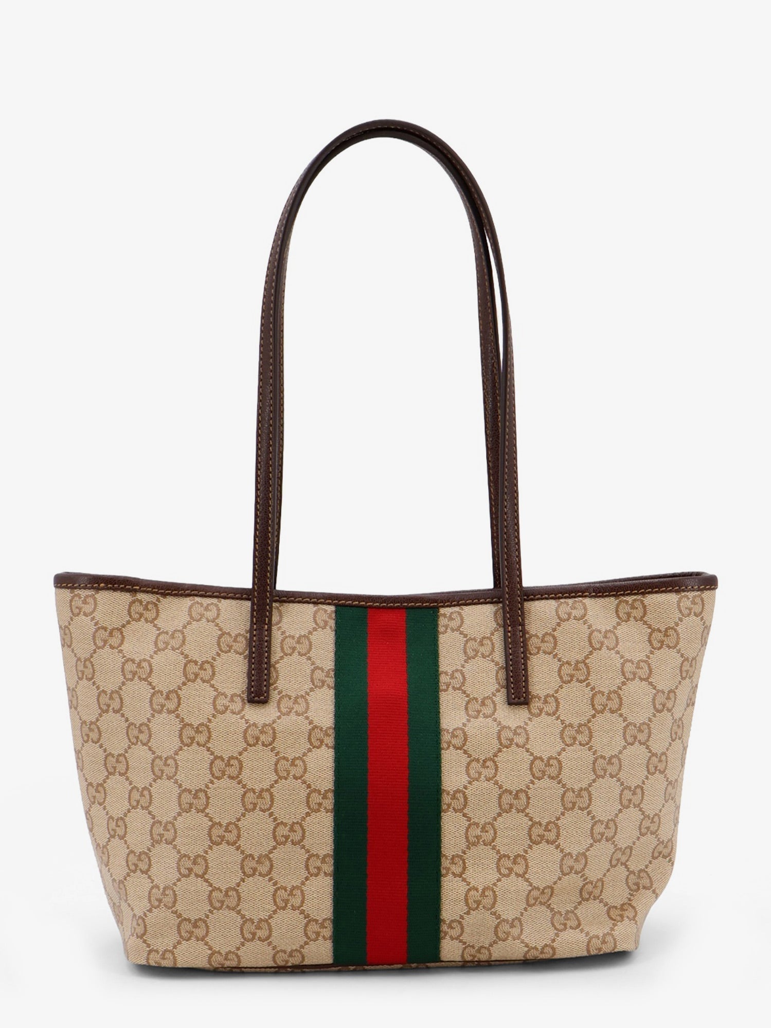Gucci Women Tribeca Gg Fabric Shopping Bag