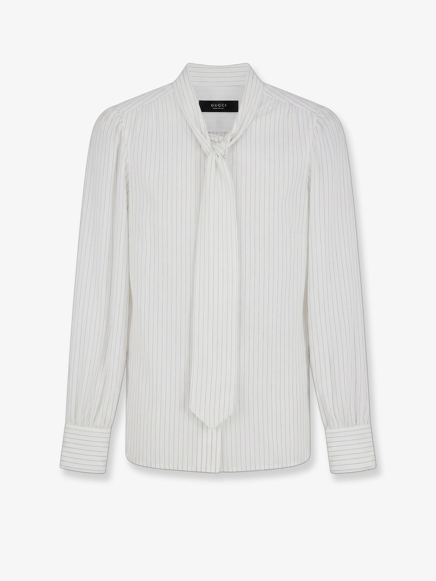 Gucci Women Striped Silk Shirt