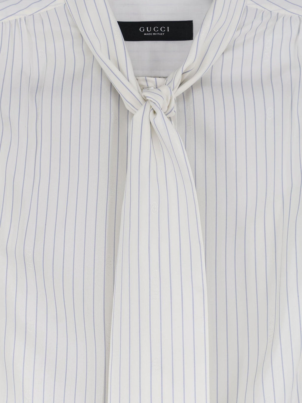 Gucci Women Striped Silk Shirt