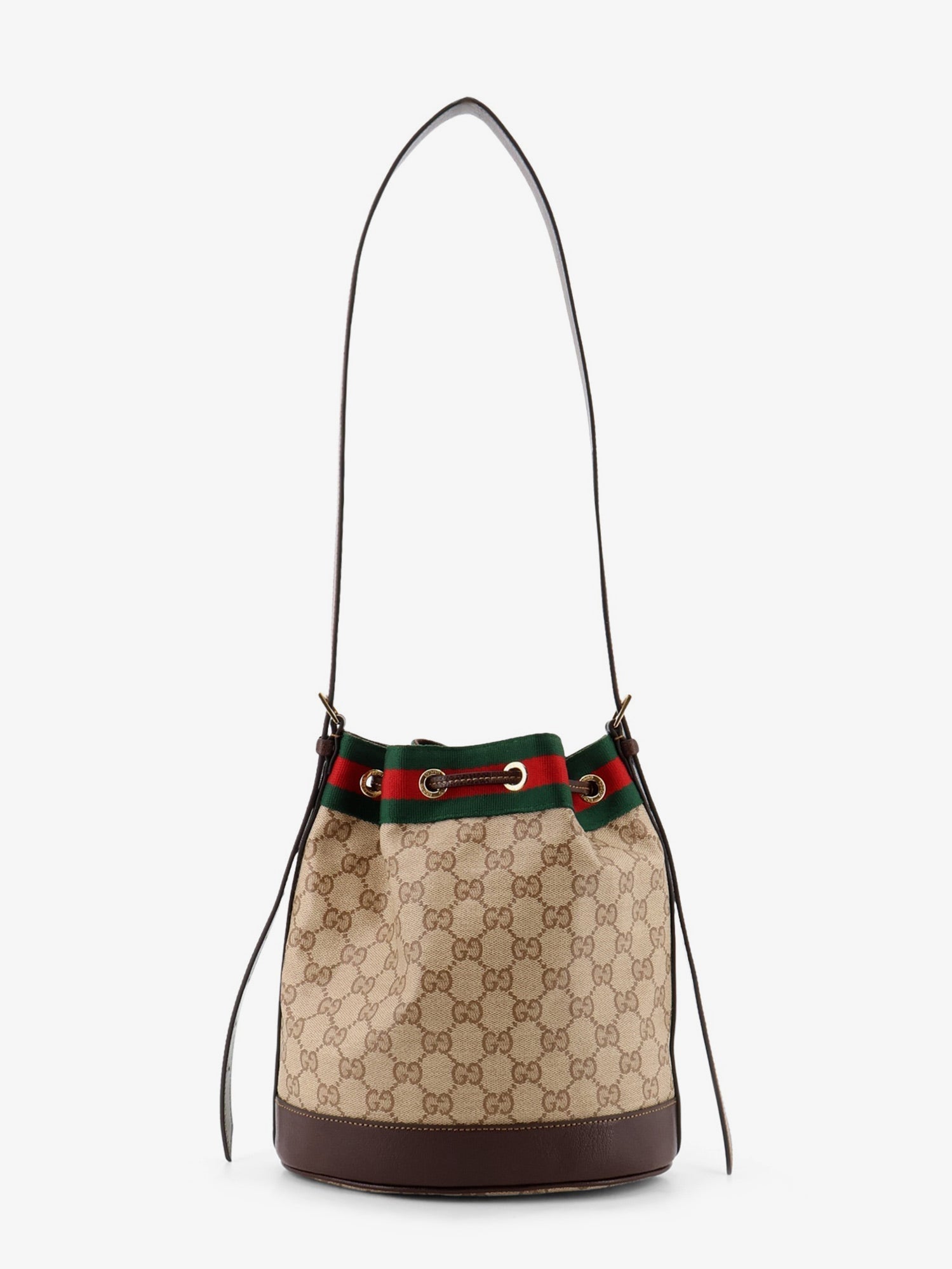 Gucci Women Gucci Venice Gg Fabric Bucket Bag