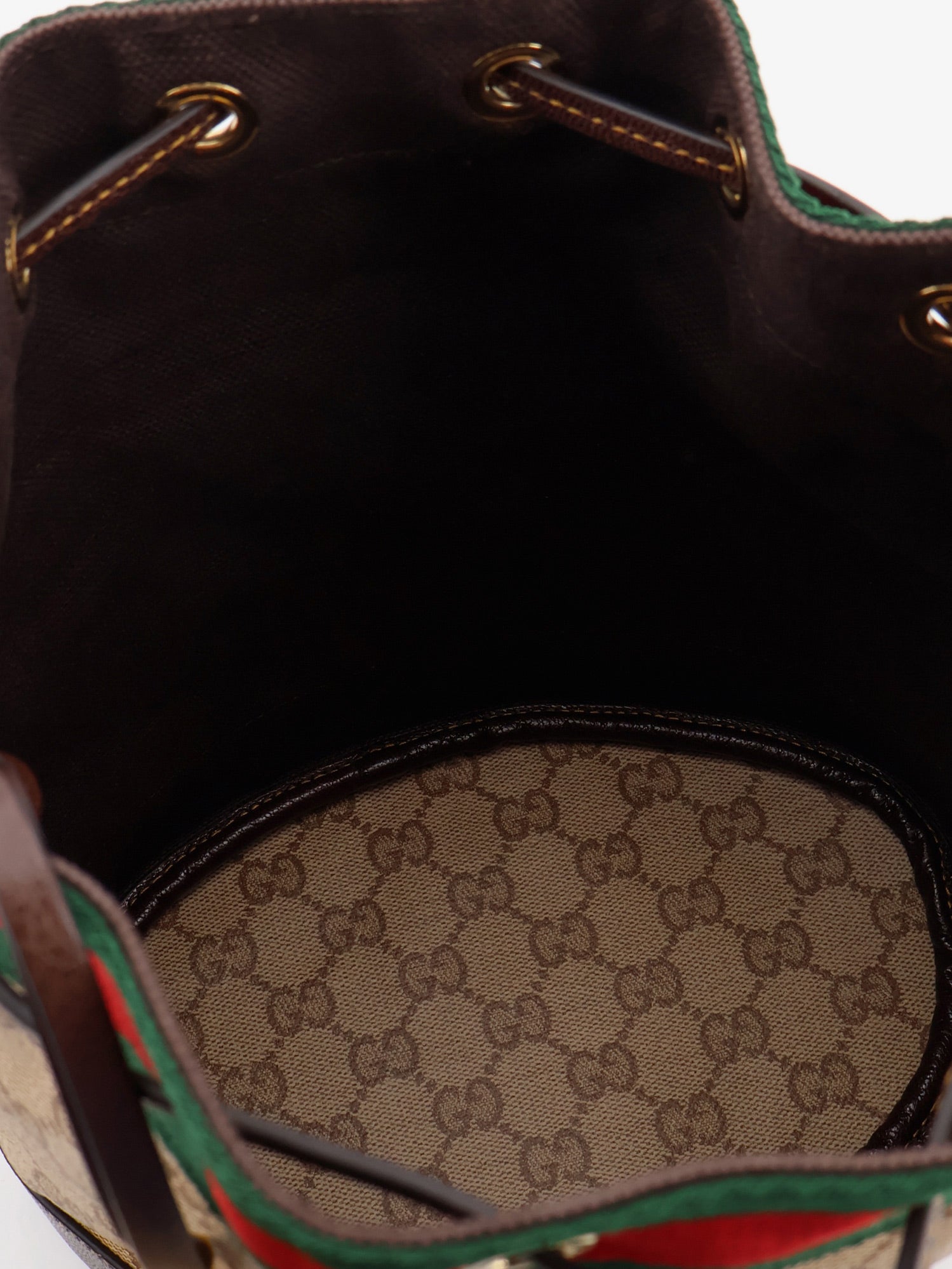 Gucci Women Gucci Venice Gg Fabric Bucket Bag