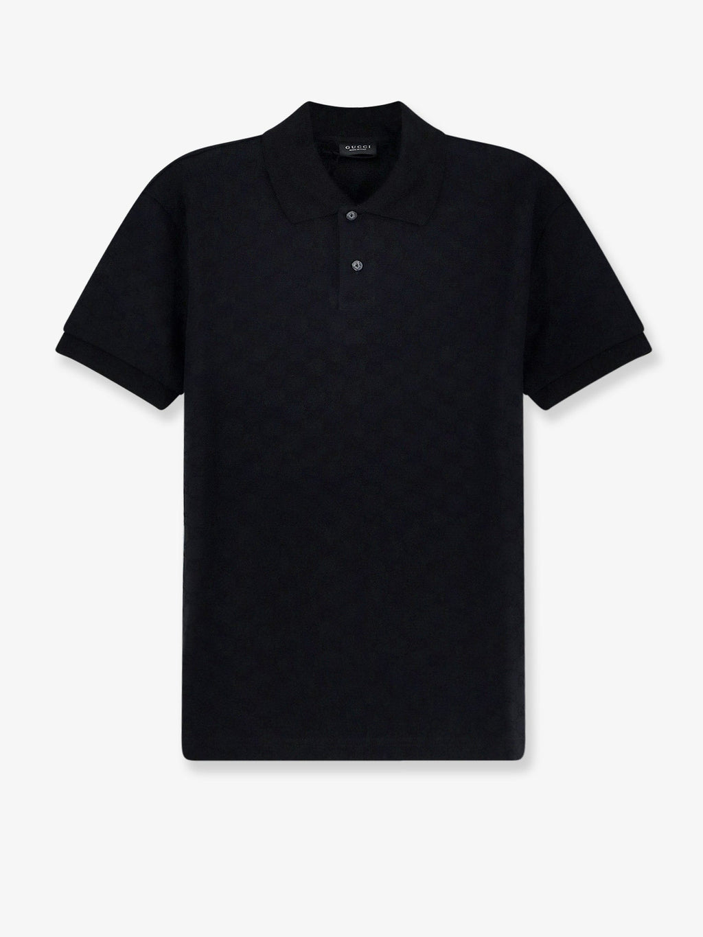 Gucci Men Gg Viscose Blend Polo Shirt