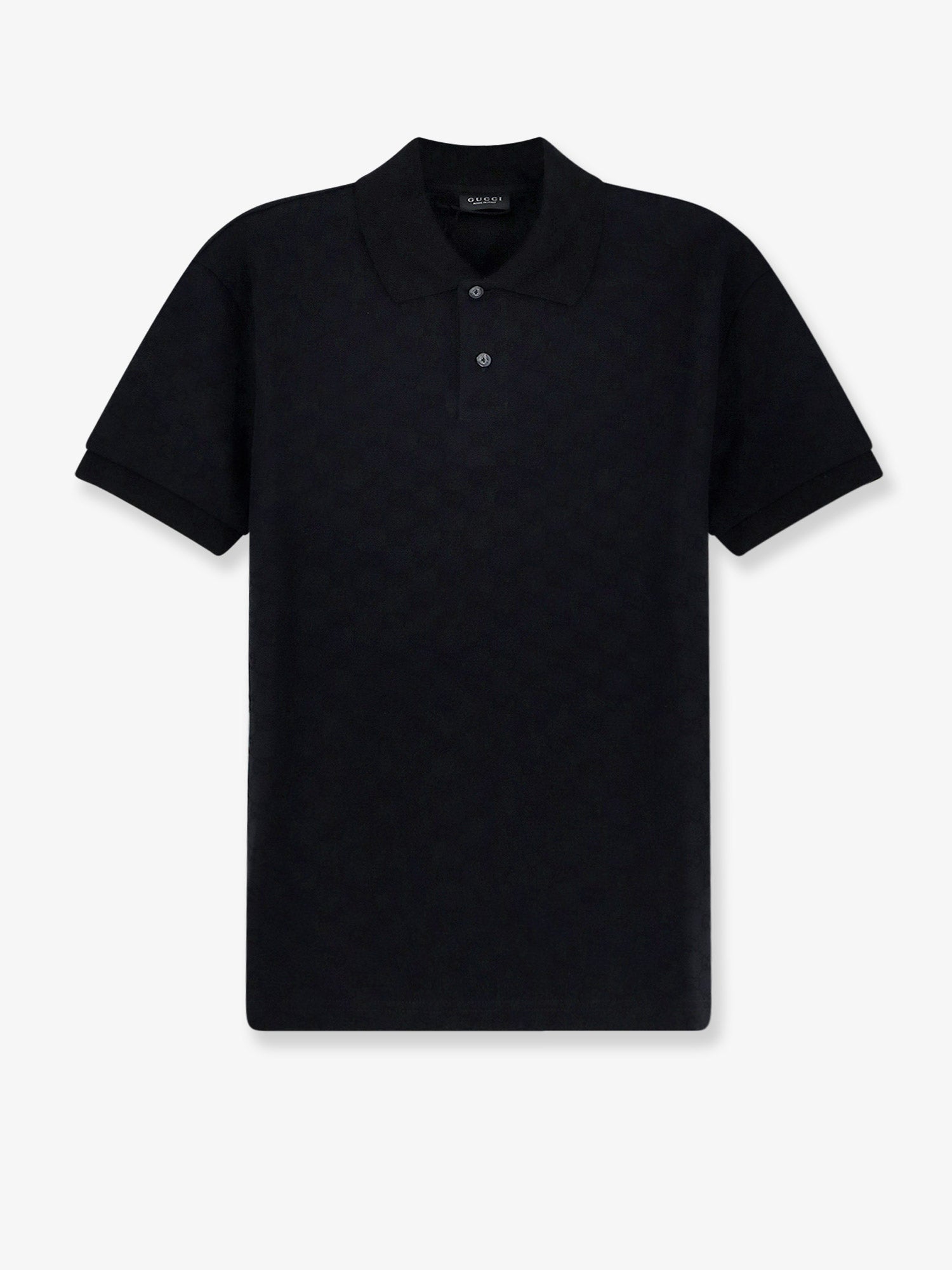 Gucci Men Gg Viscose Blend Polo Shirt