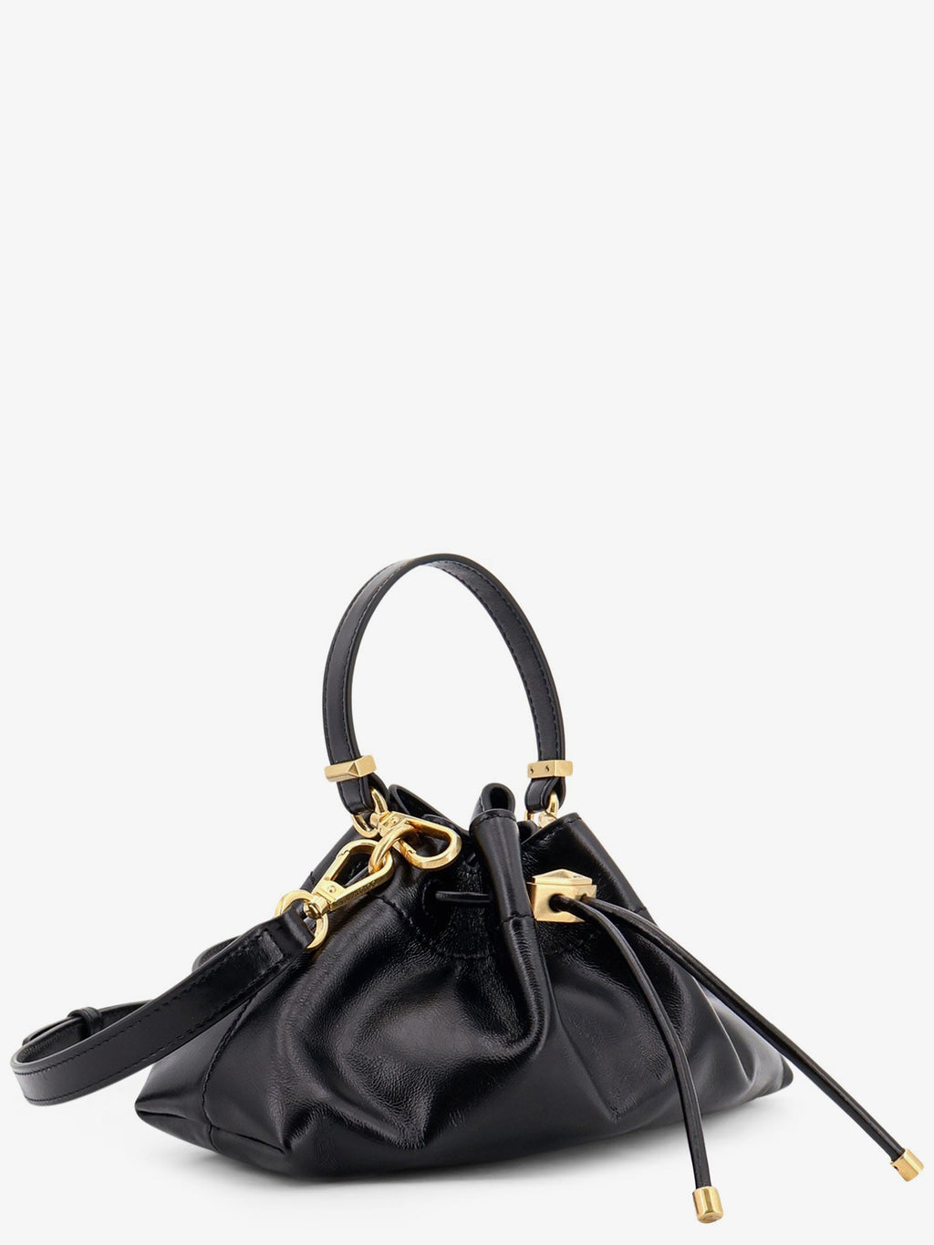 Jimmy Choo Women Cinch Small Leather Shoulder Bag