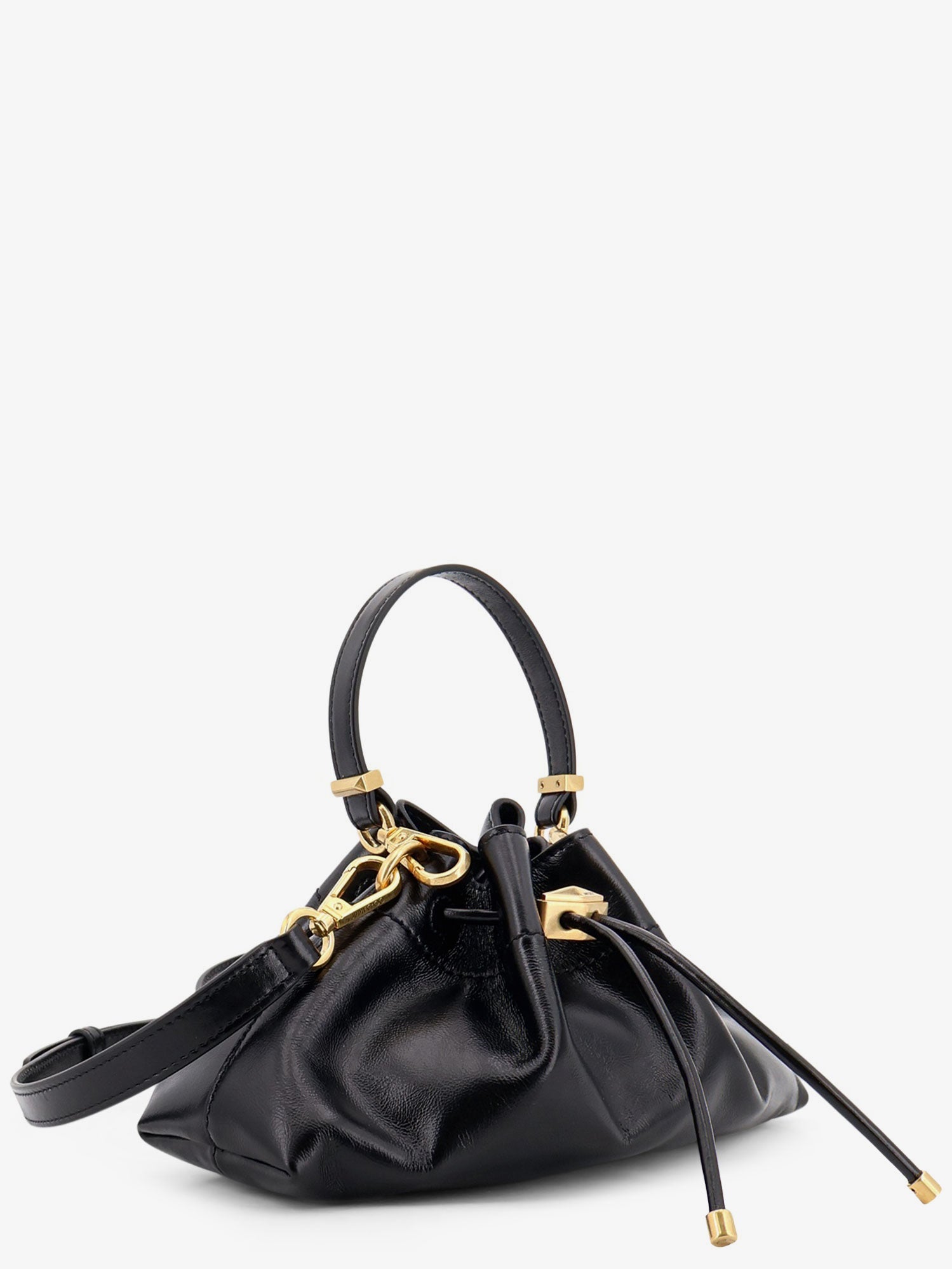 Jimmy Choo Women Cinch Small Leather Shoulder Bag