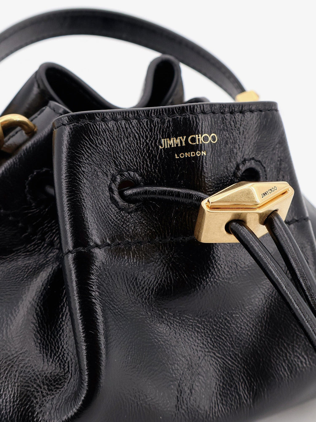 Jimmy Choo Women Cinch Small Leather Shoulder Bag