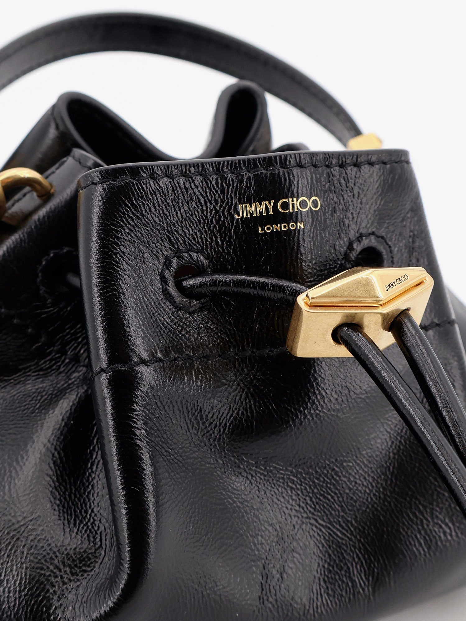 Jimmy Choo Women Cinch Small Leather Shoulder Bag