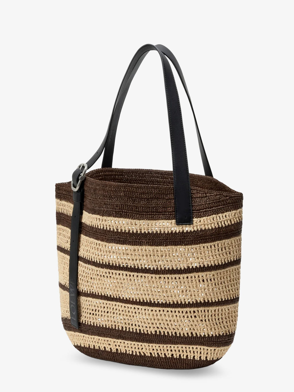 Loewe Men Paula's Ibiza Two-Tone Raffia Loop Shopping Bag