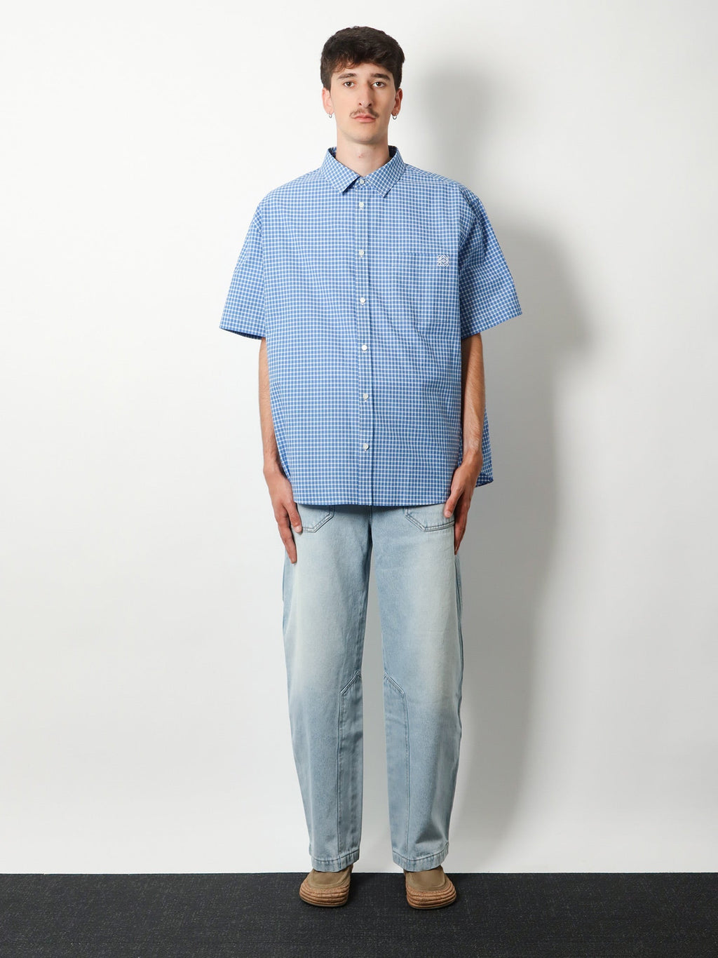 Loewe Men Paula's Ibiza Madras Cotton Shirt