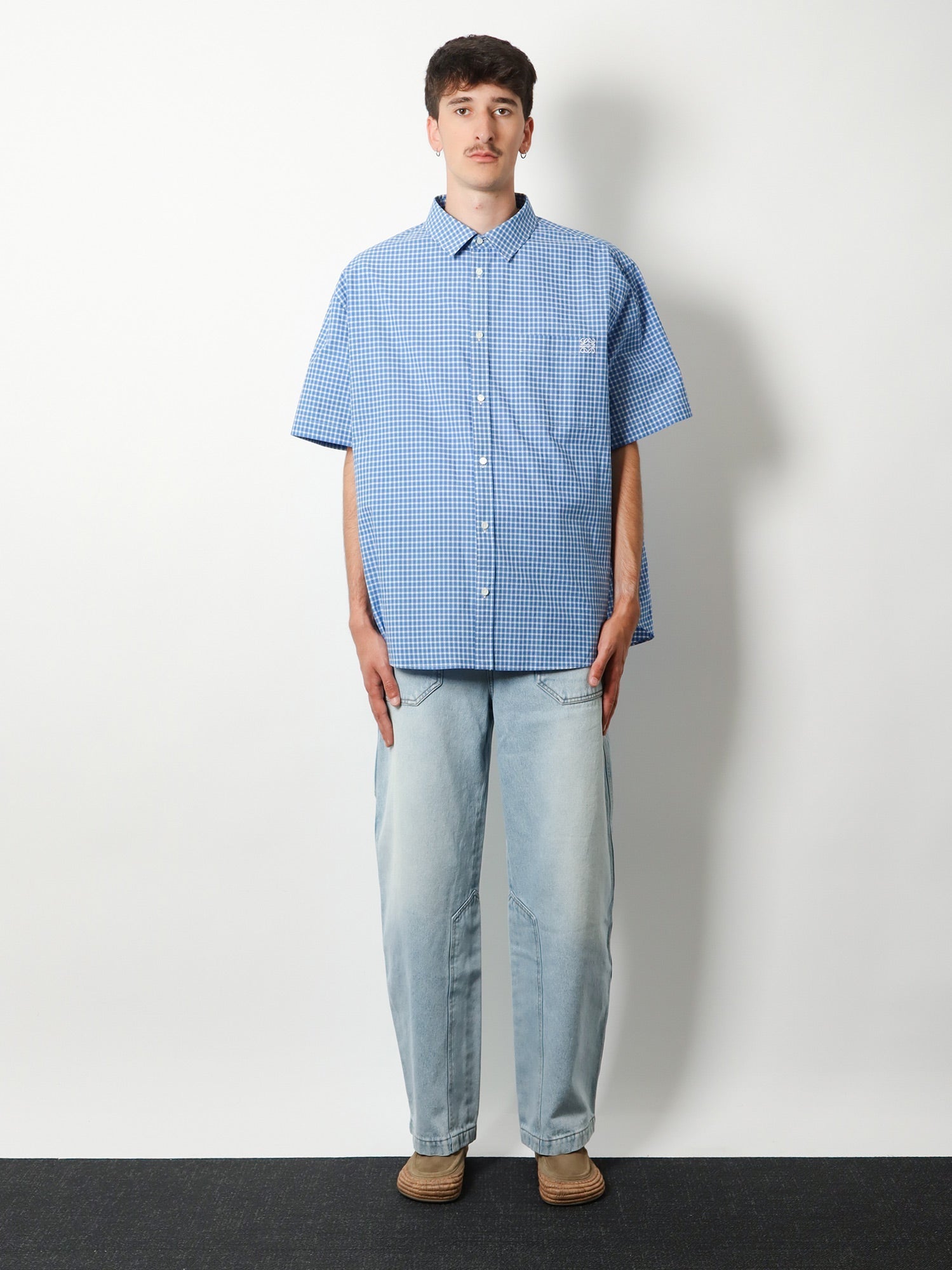 Loewe Men Paula's Ibiza Madras Cotton Shirt