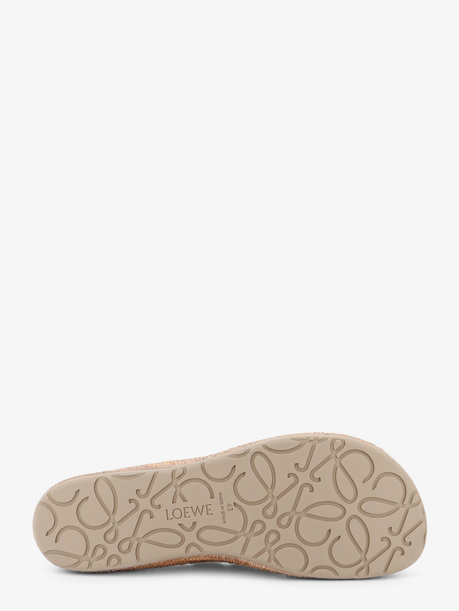 Loewe Men Rio Suede And Raffia Loafers