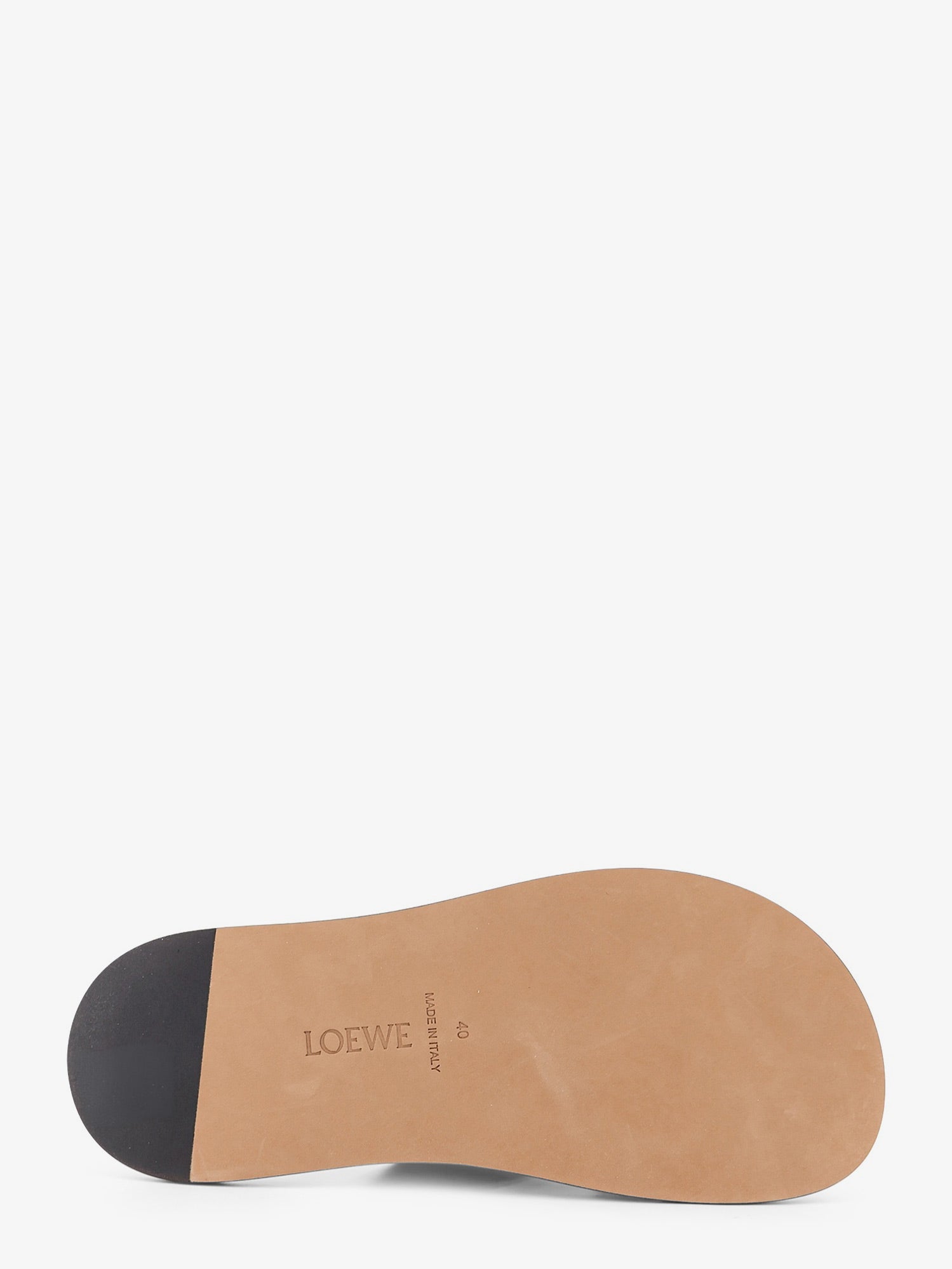 Loewe Men Flex Leather Sandals With Crisscross Detail