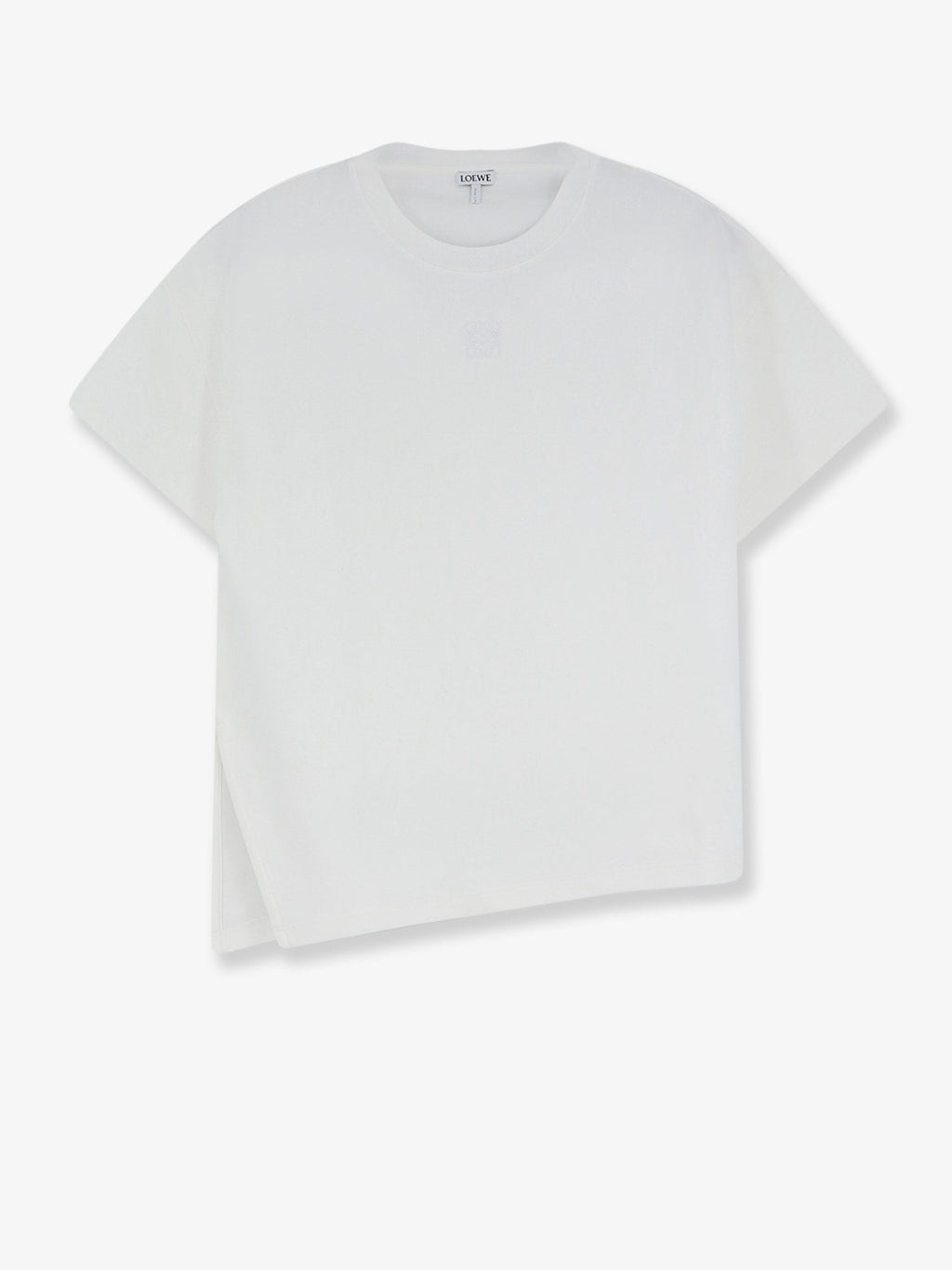 Loewe Women Asymmetric Cotton Blend T-Shirt