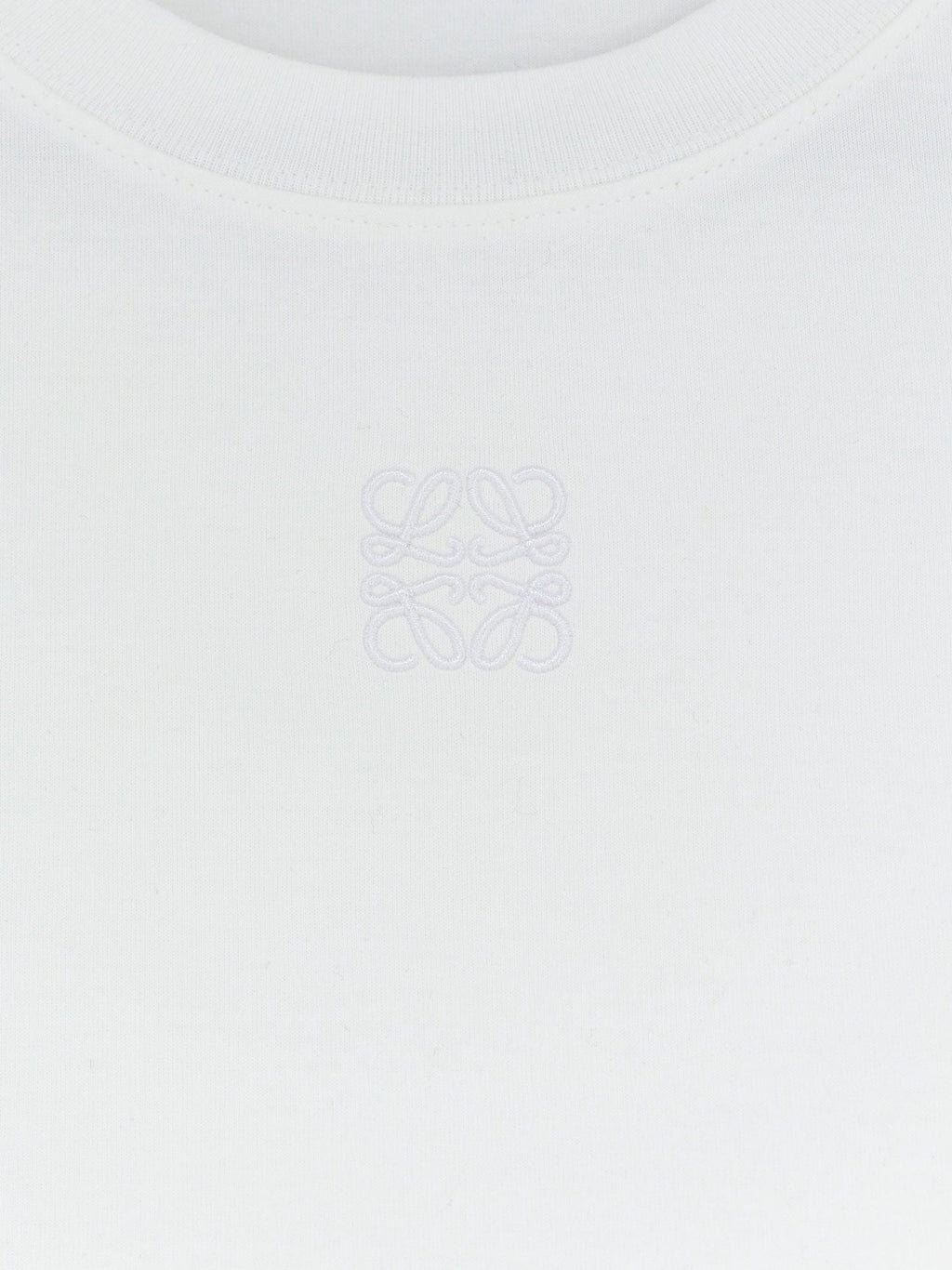 Loewe Women Asymmetric Cotton Blend T-Shirt