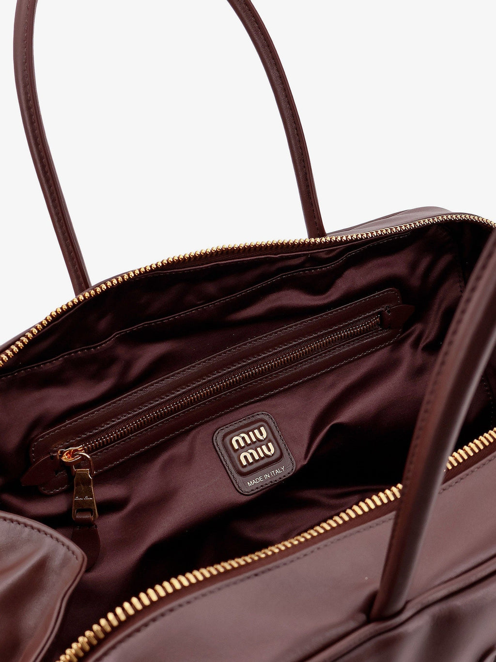 Miu Miu Women Beau Leather Handbag