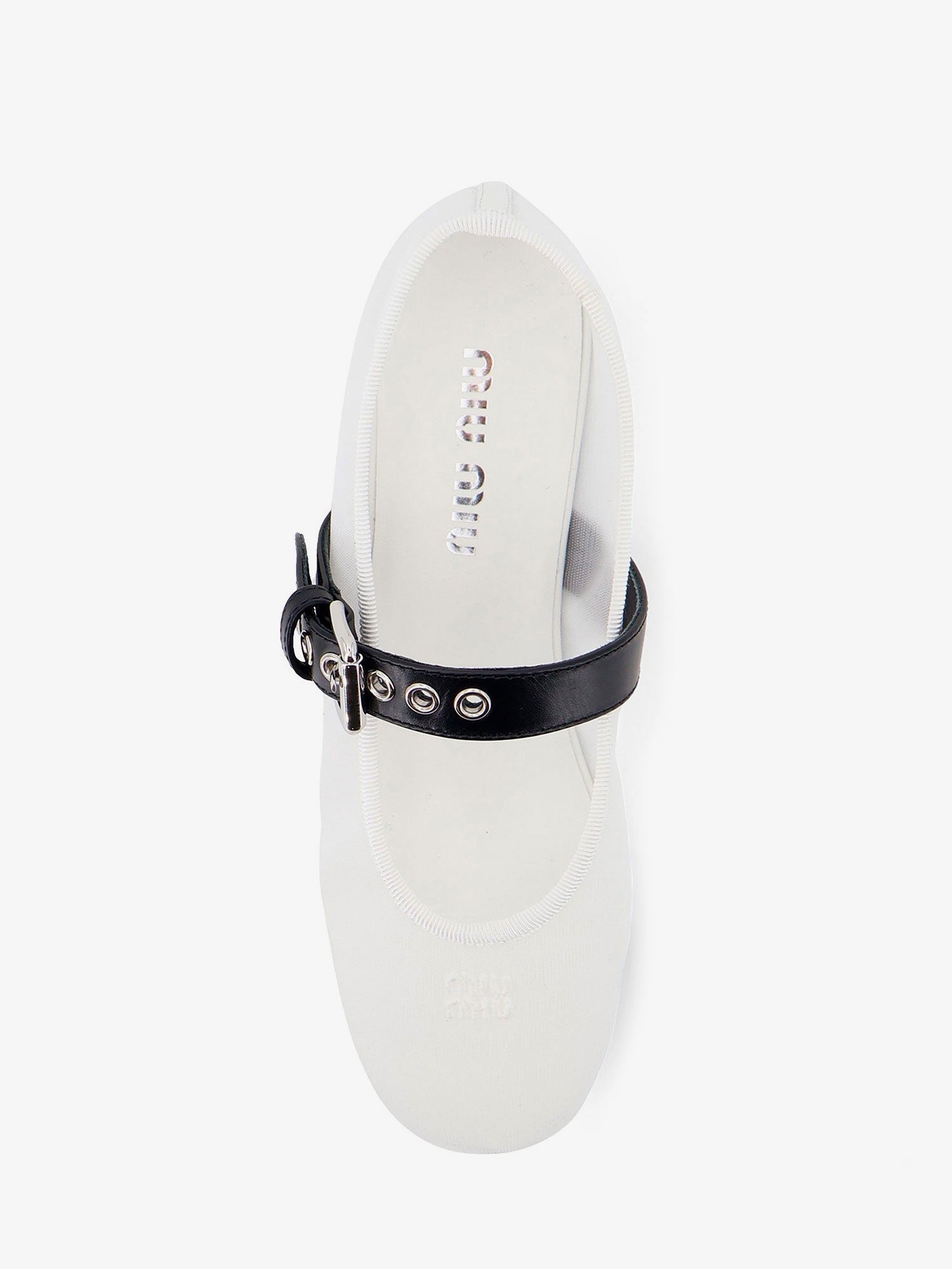 Miu Miu Women Mesh Fabric Ballerinas