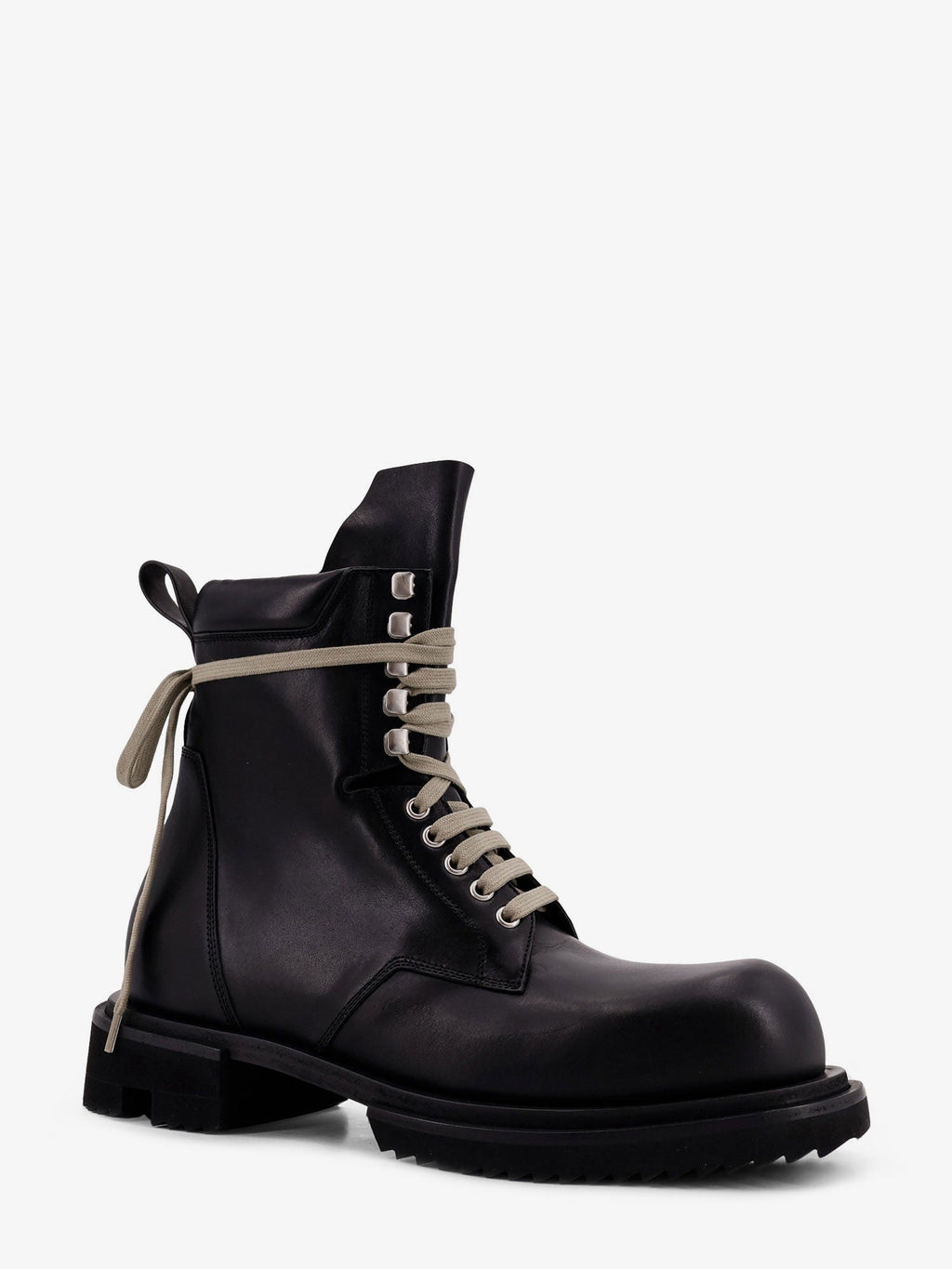 Rick Owens Men Leather Boots