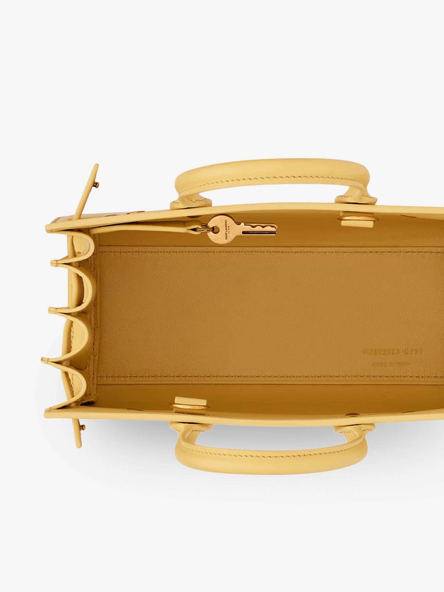 Saint Laurent Women Sac De Jour Nano Leather Crossbody Bag