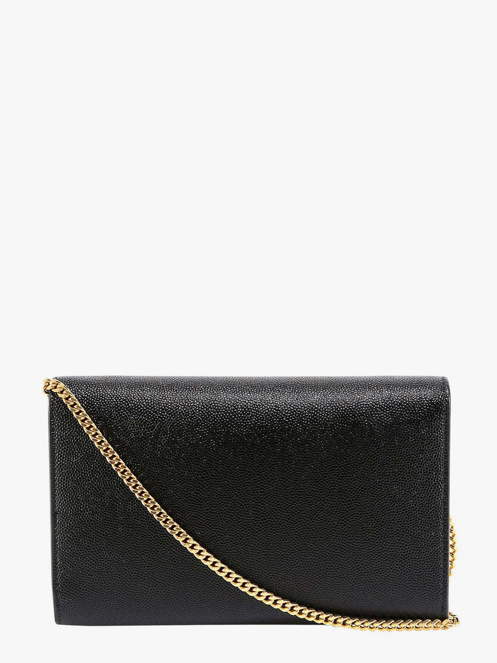 Saint Laurent Women Leather Crossbody Bag With Metal Cassandre Logo