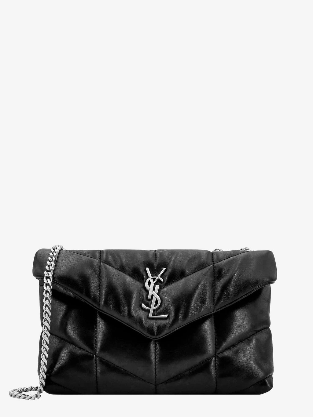 Saint Laurent Women Loulou Puffer Toy Matelasse Leather Crossbody Bag