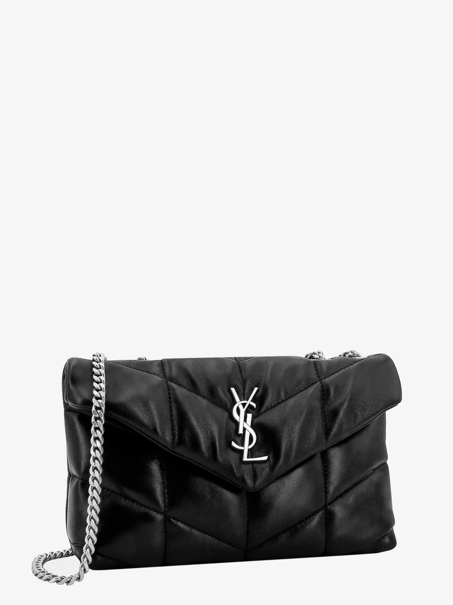 Saint Laurent Women Loulou Puffer Toy Matelasse Leather Crossbody Bag