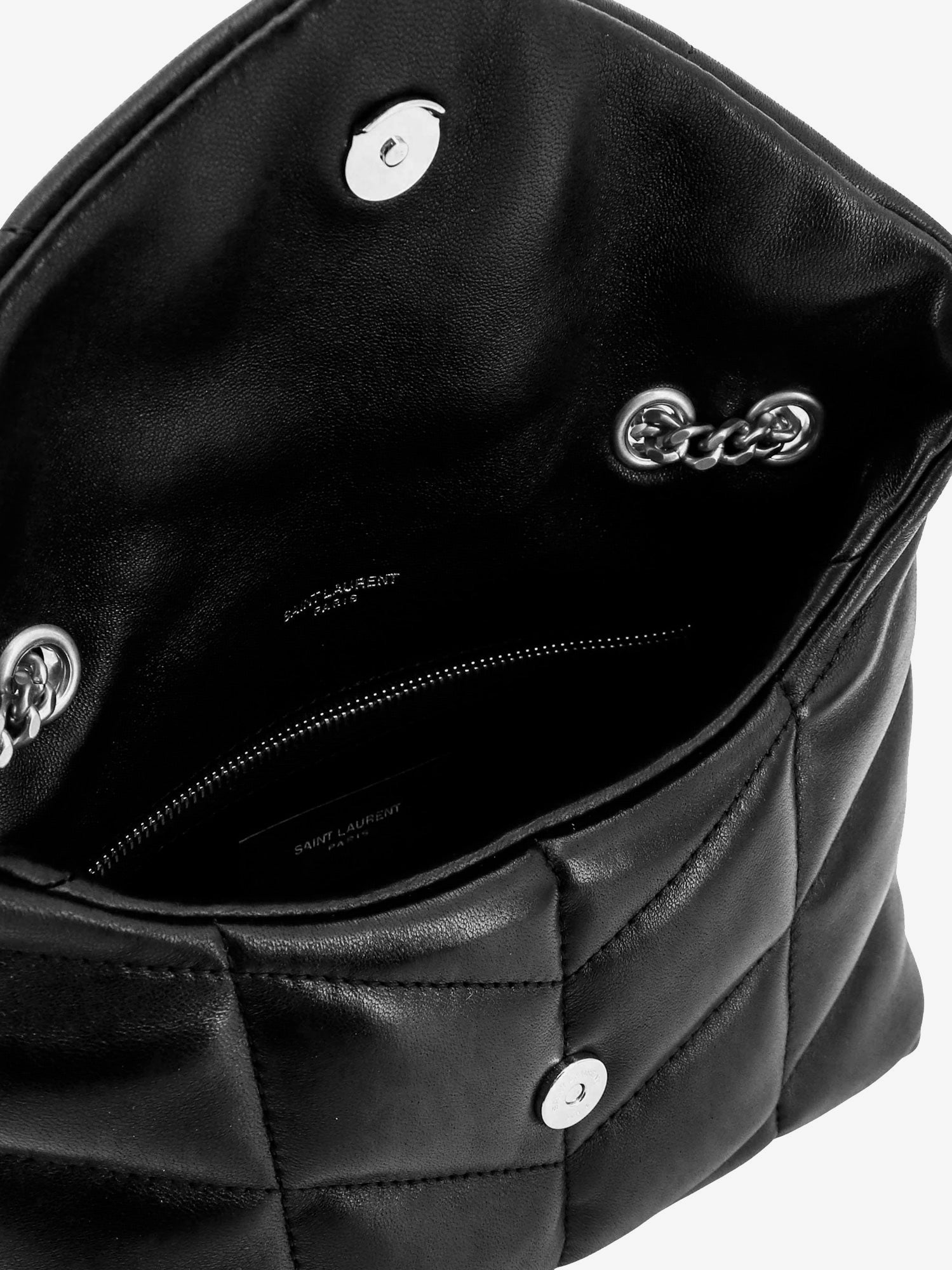 Saint Laurent Women Loulou Puffer Toy Matelasse Leather Crossbody Bag