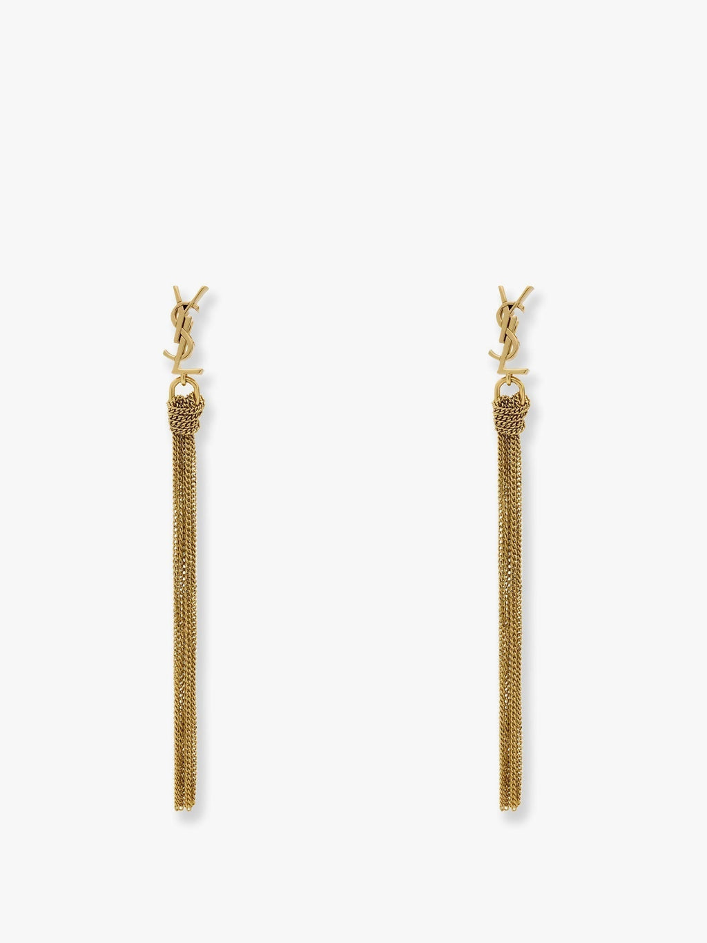 Saint Laurent Women Cassandre Metal Earrings