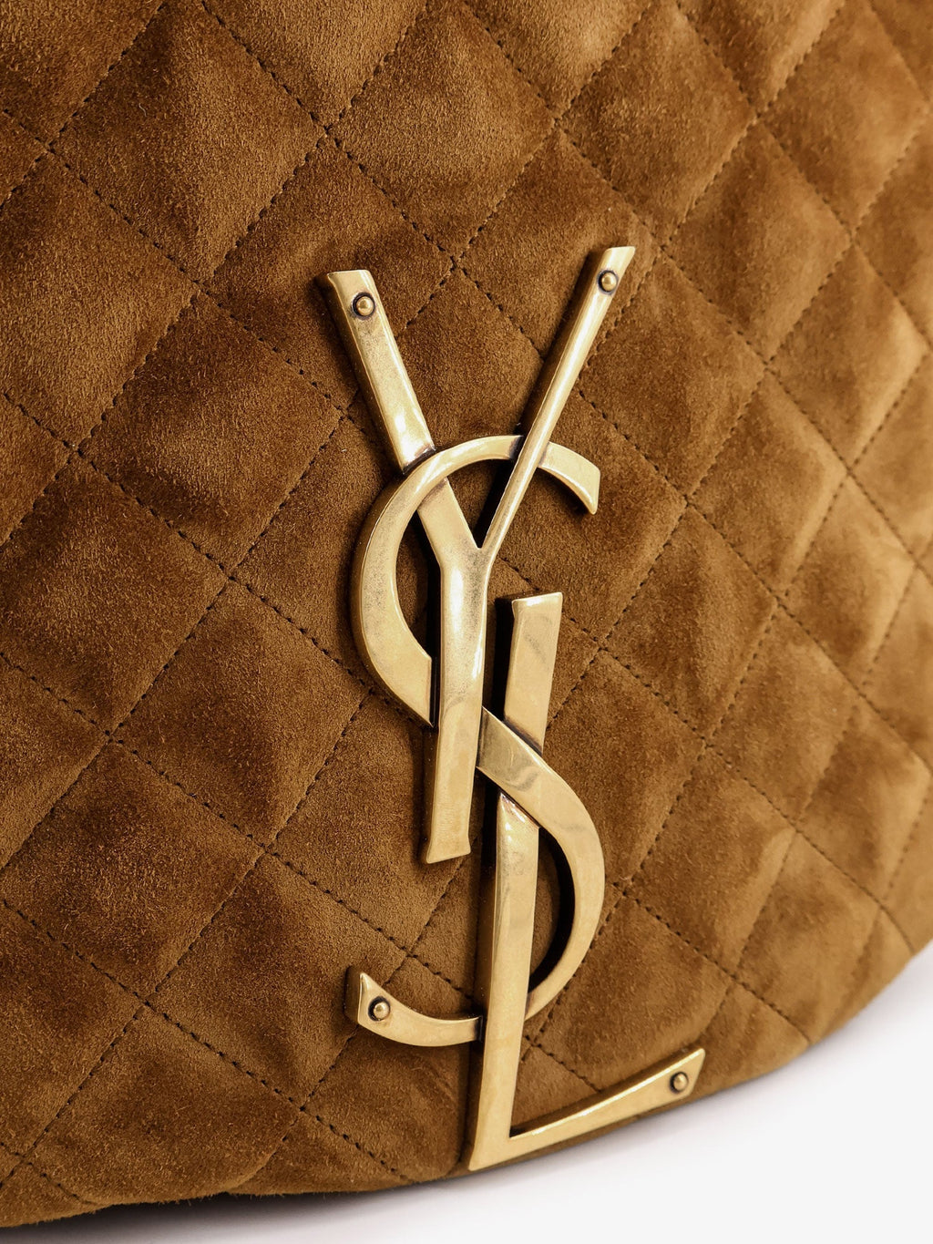 Saint Laurent Women Icare Hobo Suede Handbag