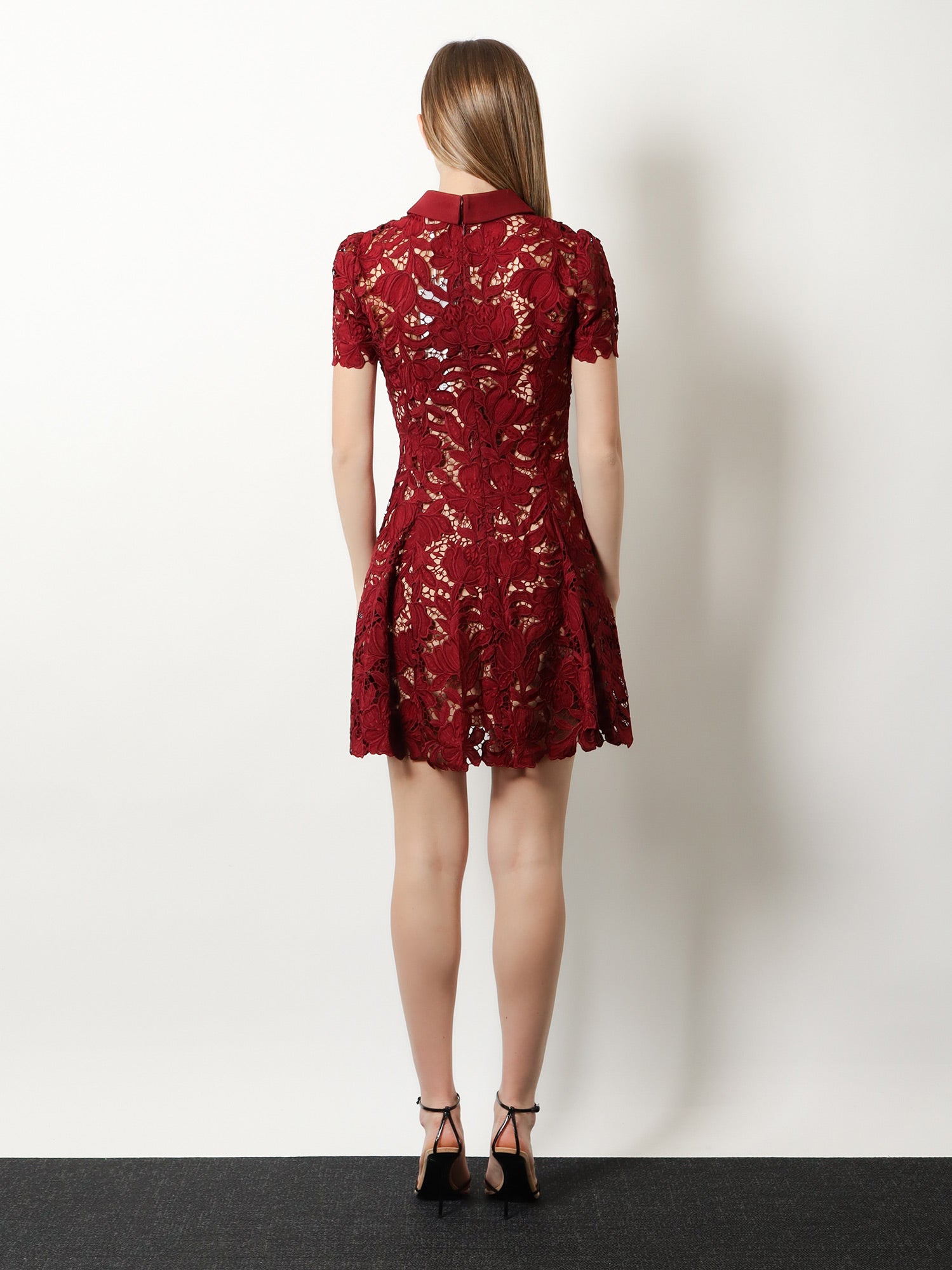 Self Portrait Women Lace Mini Dress